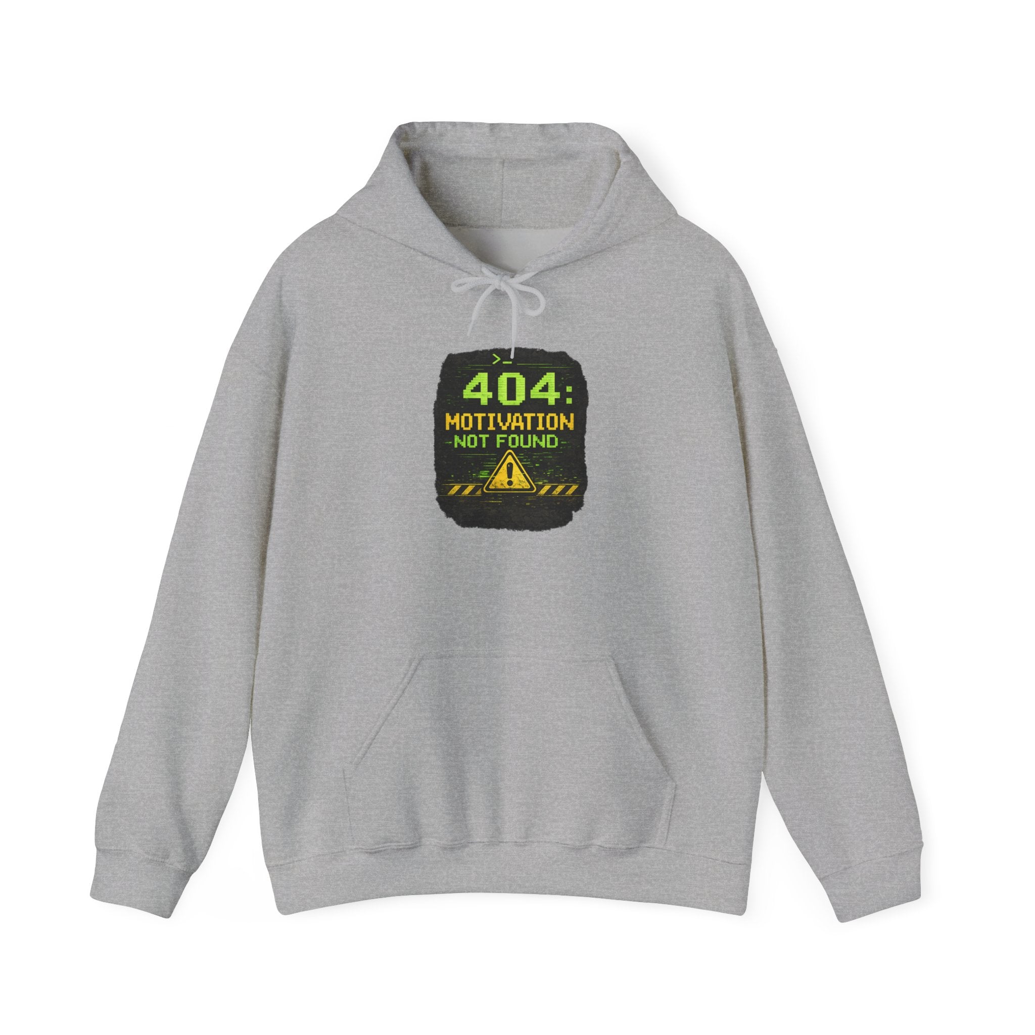 "Error 404 Motivation Not Found" IT Humor Unisex Heavy Blend™ Hoodie