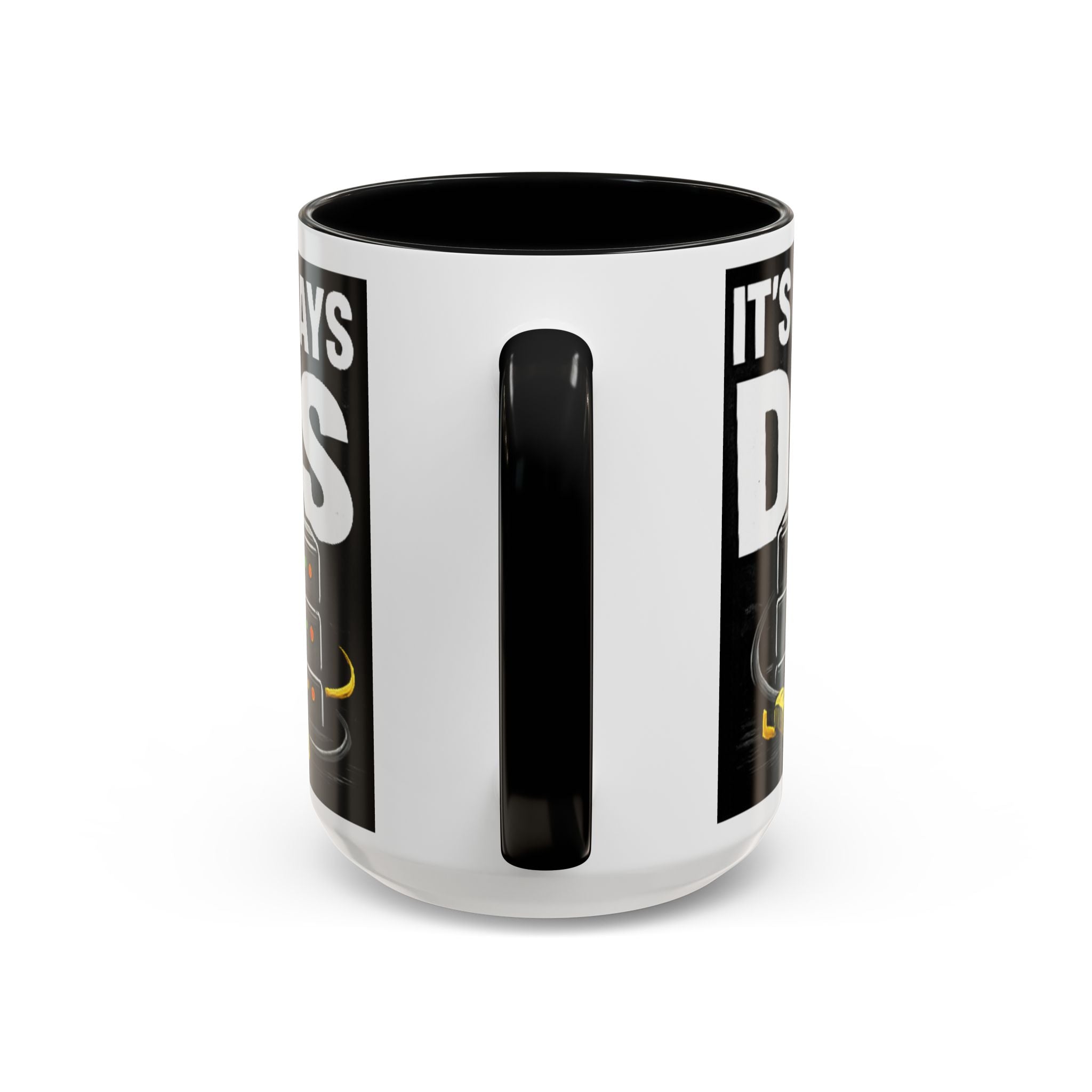 "It's Always DNS" IT Humor Accent Coffee Mug (11, 15oz)