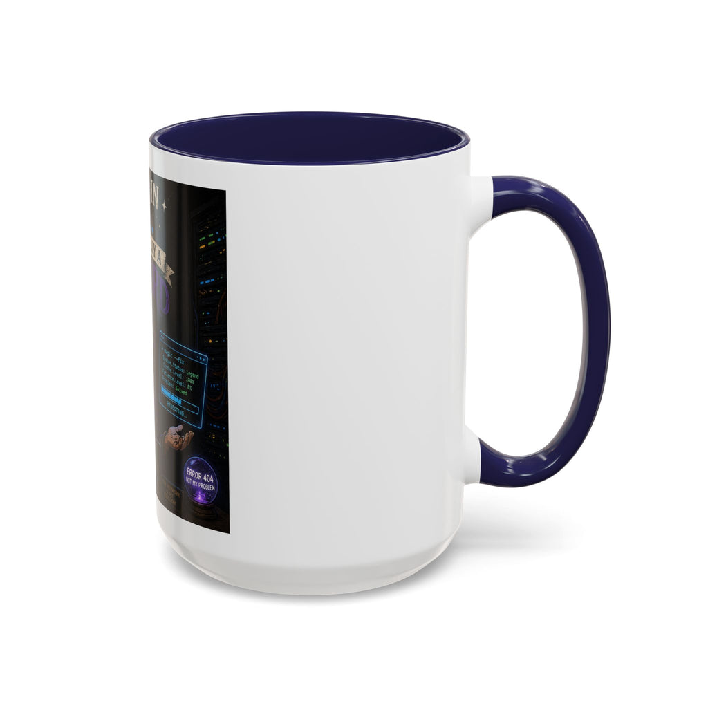 "I Work in IT... I'm Basically a Wizard" Funny IT Tech Support Humor Coffee Mug