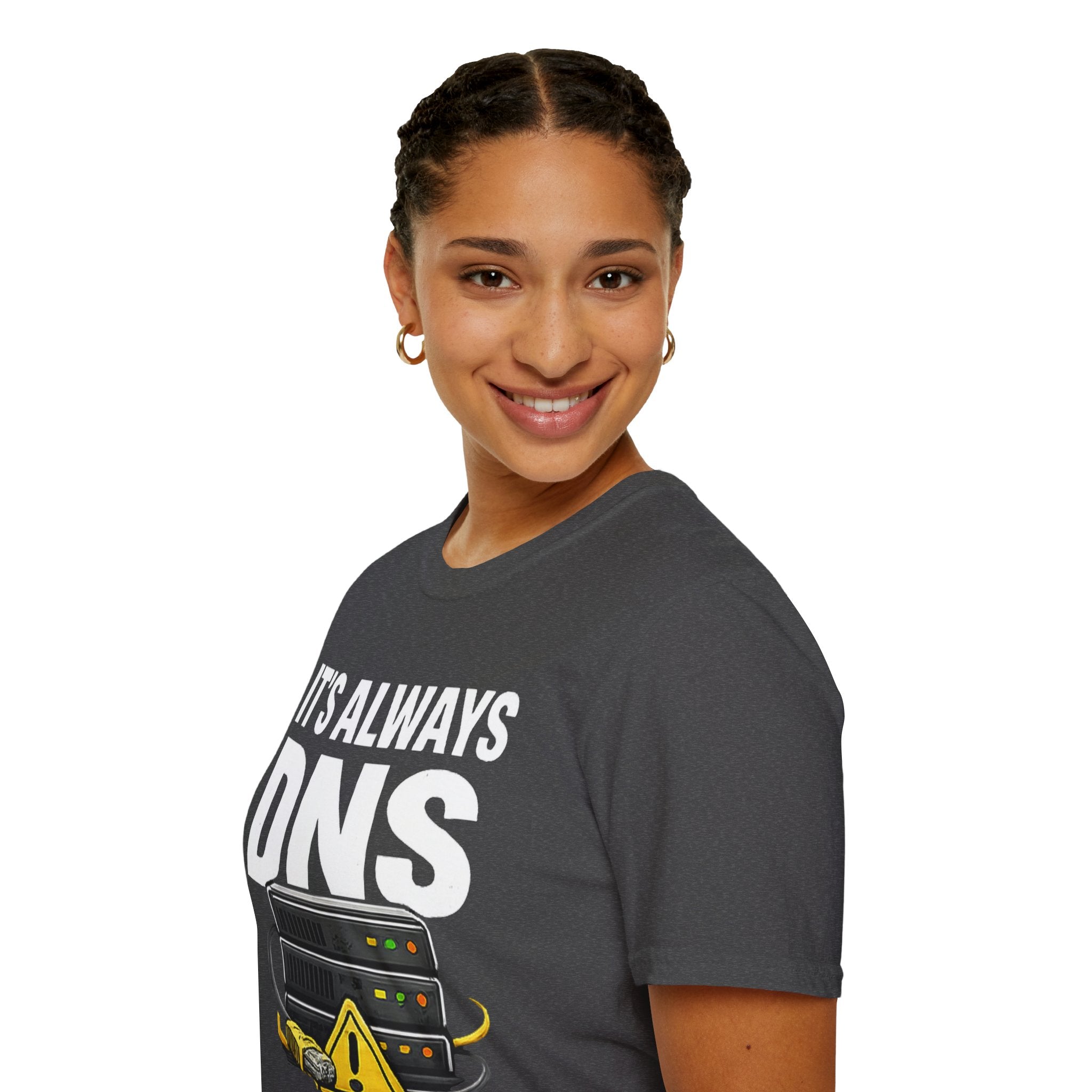 "It's Always DNS" Funny IT Tech Humor T-Shirt
