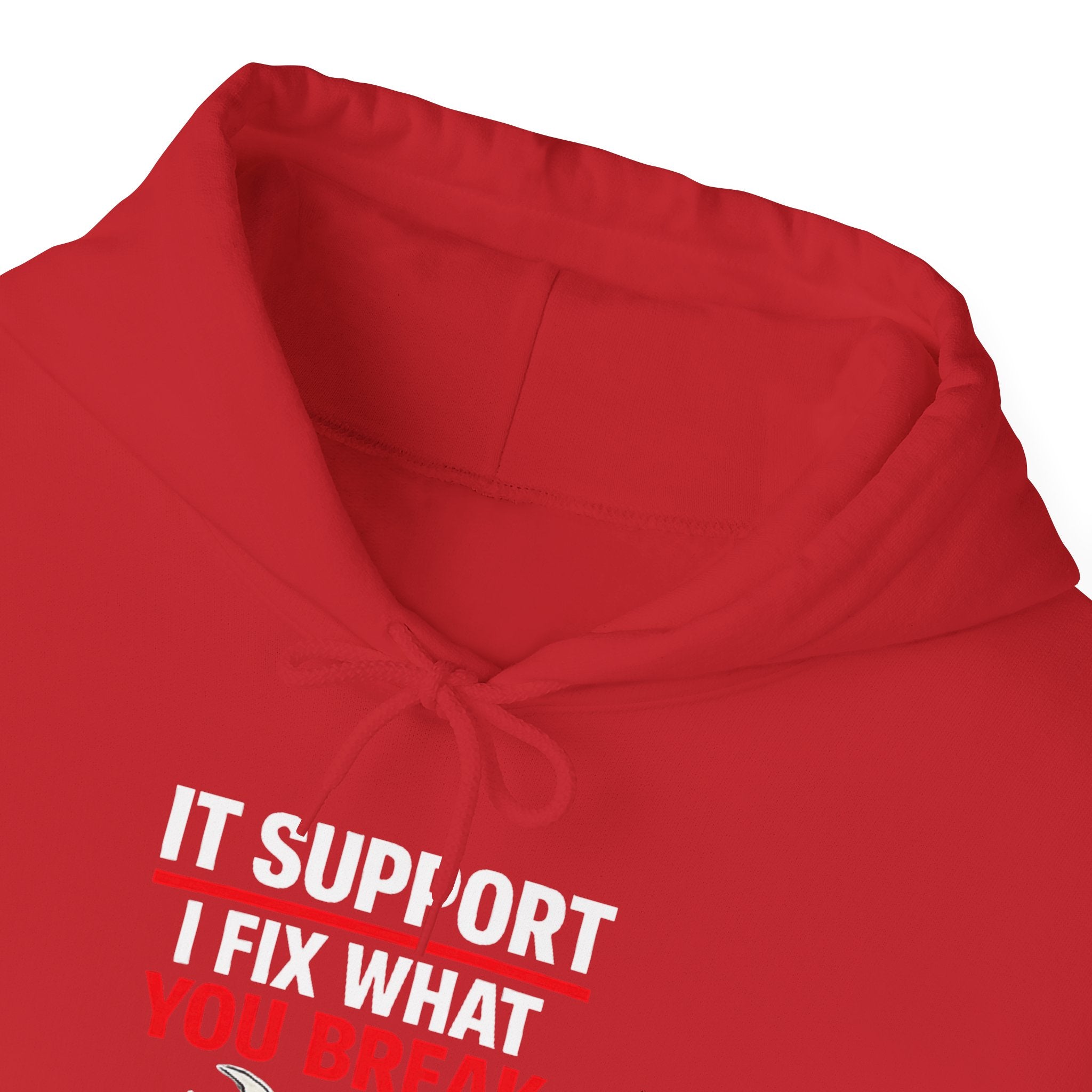 "IT Support: I Fix What You Break" IT Humor Unisex Heavy Blend™ Hoodie