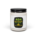"404 Motivation Not Found" Scented Soy Candle — Funny Tech Gift
