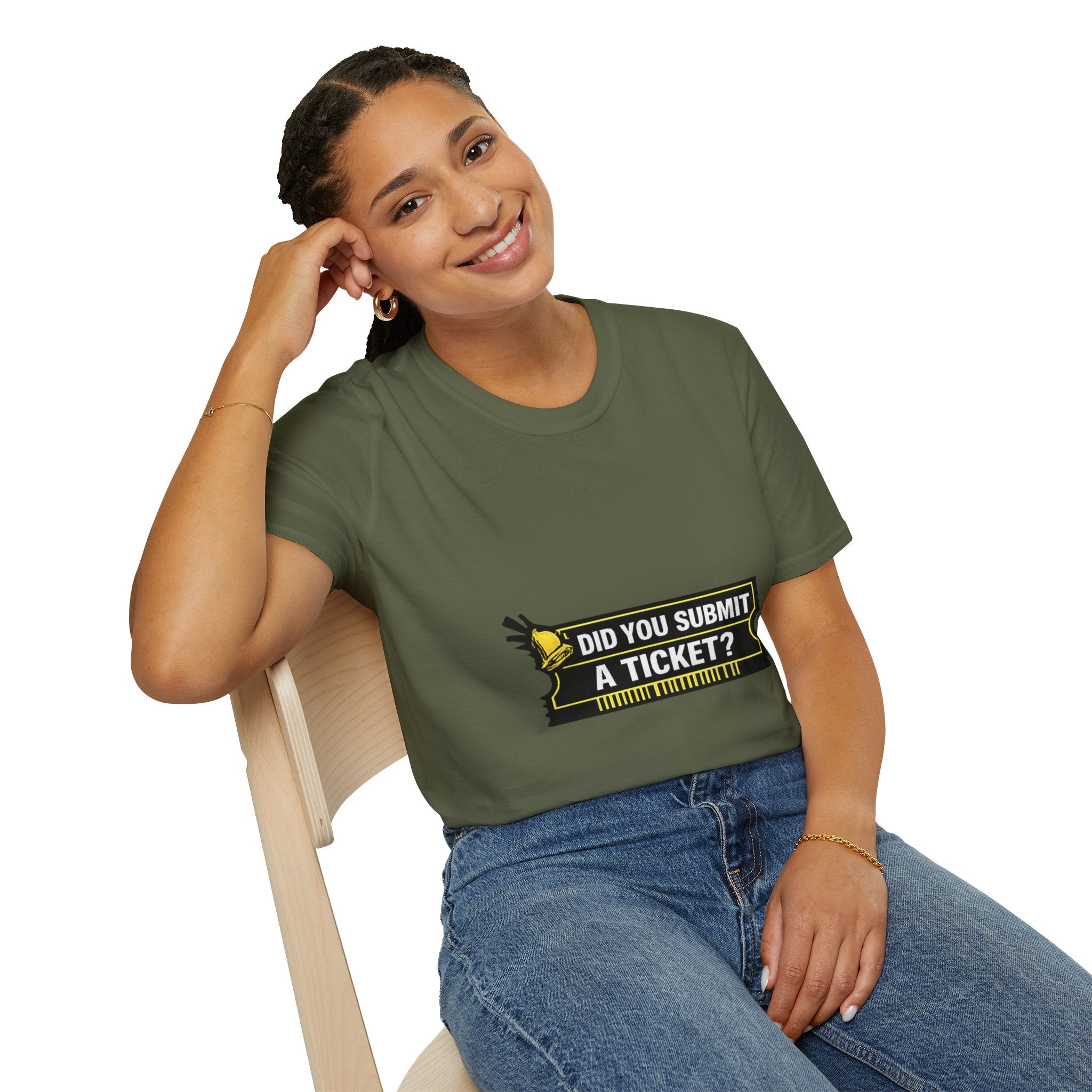 "Did You Submit a Ticket?" Funny IT T-Shirt - IT Support Helpdesk Tech Humor Tee