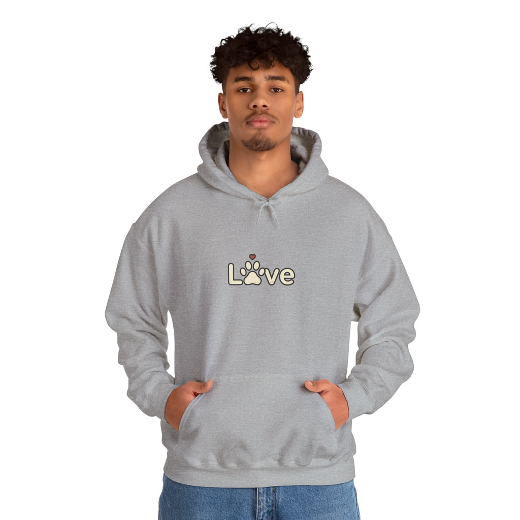 Dog Mom Love Hoodie | dog mom, fur baby, rescue pride