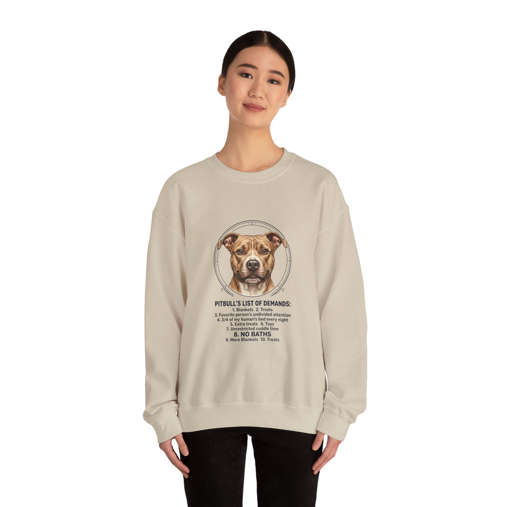 Pitbull Mom Sweatshirt | dog mom, fur baby, rescue pride