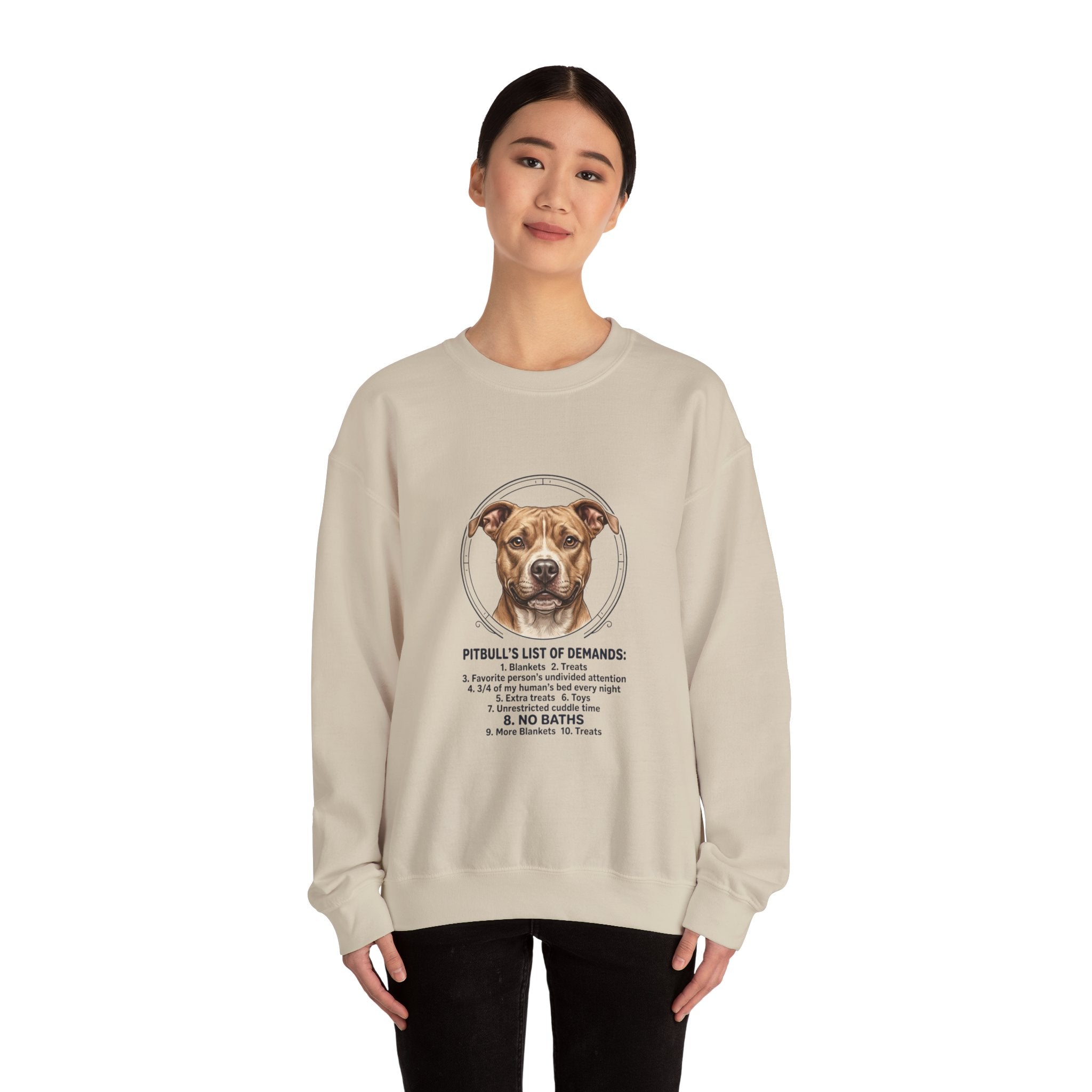 Pitbull Mom Sweatshirt | dog mom, fur baby, rescue pride