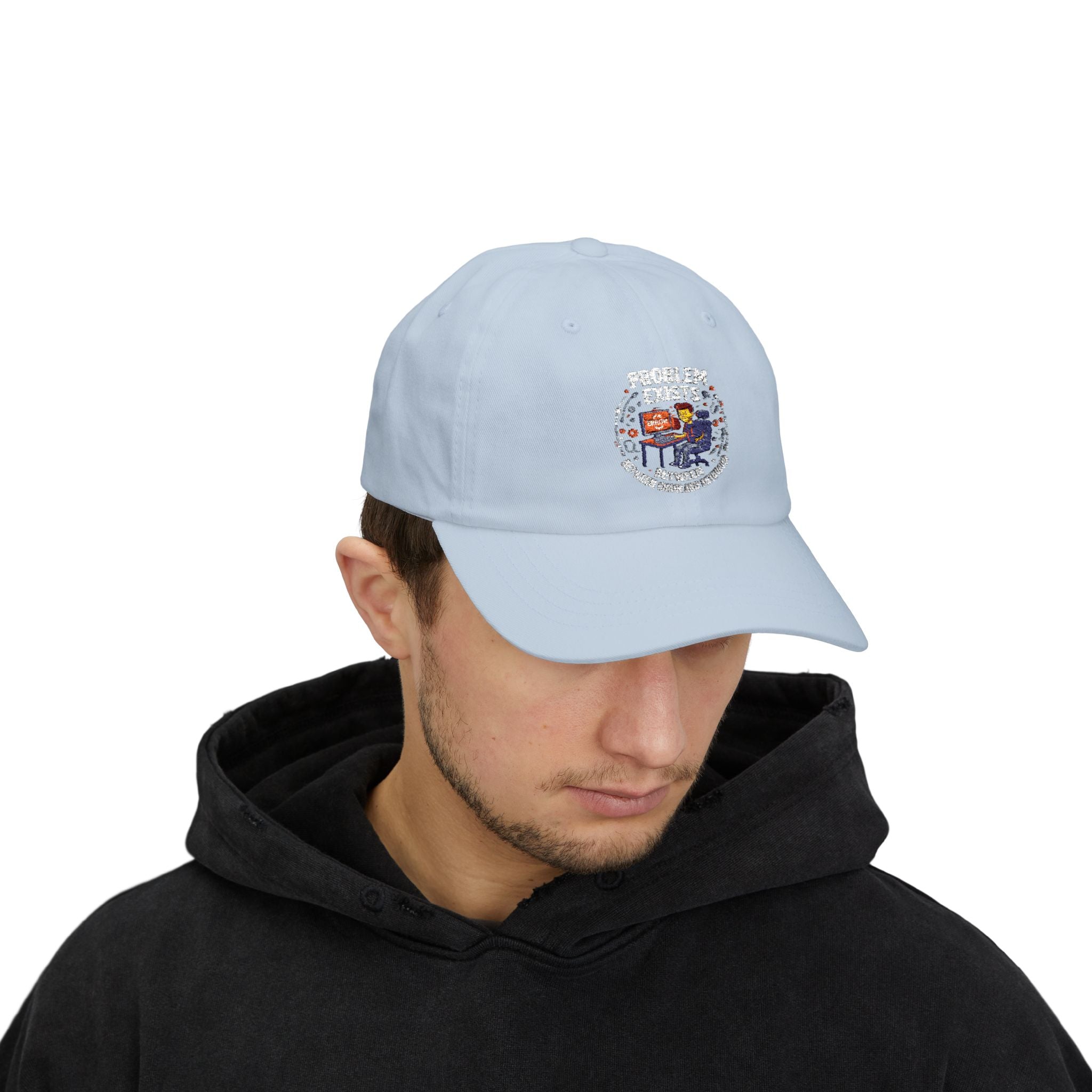 “Problem Exists Between Chair and Keyboard”  Hat