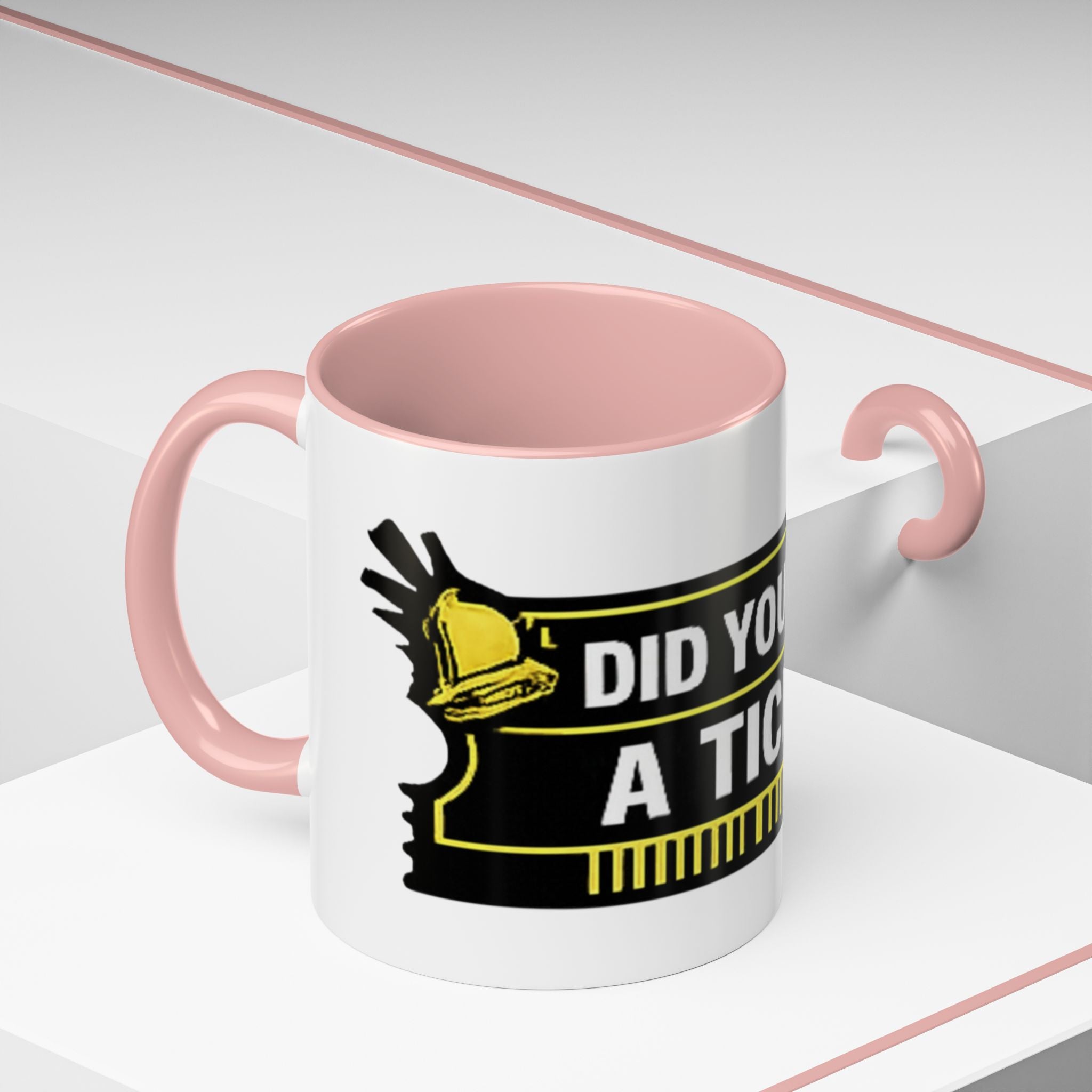 "Did You Submit a Ticket?" Accent Coffee Mug — Support Desk Humor, IT Helpdesk Gift (11/15oz)