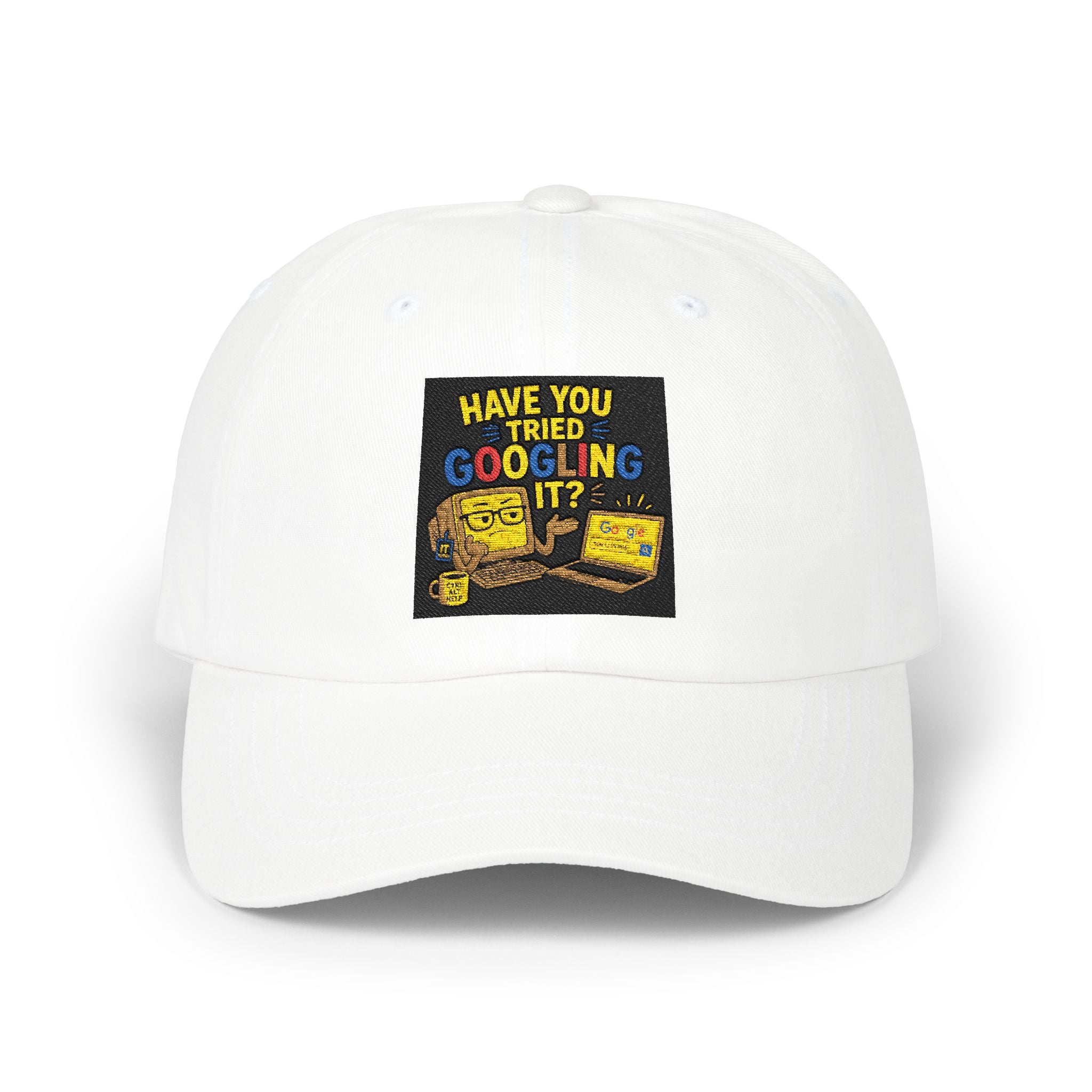 Dad Cap — "Have You Tried Googling It?" Vintage Computer Patch Hat