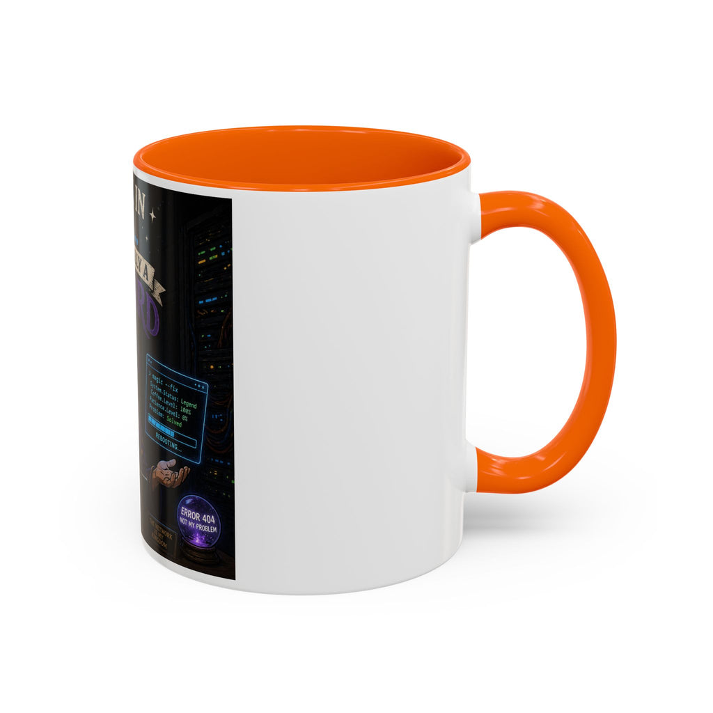 "I Work in IT... I'm Basically a Wizard" Funny IT Tech Support Humor Coffee Mug