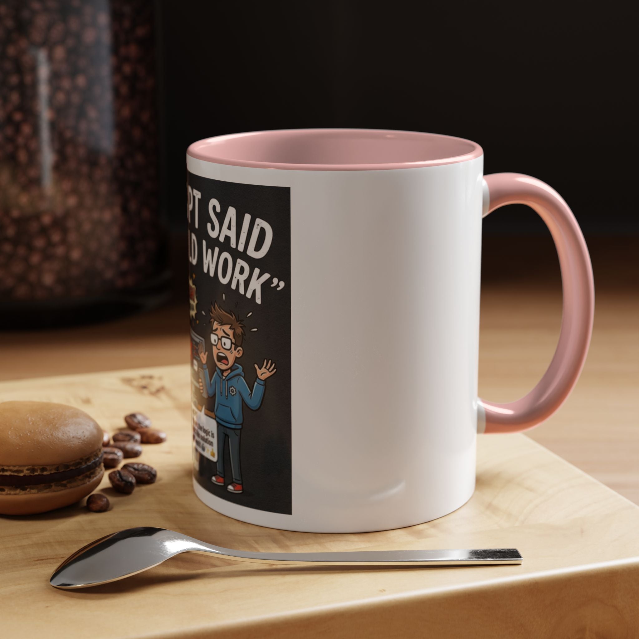 "CHatGBT Said It Would Work" Funny IT Tech Humor AI Fail Ceramic Mug
