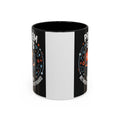 "Problem Exists Between Chair & Keyboard" IT Humor Accent Coffee Mug (11, 15oz)