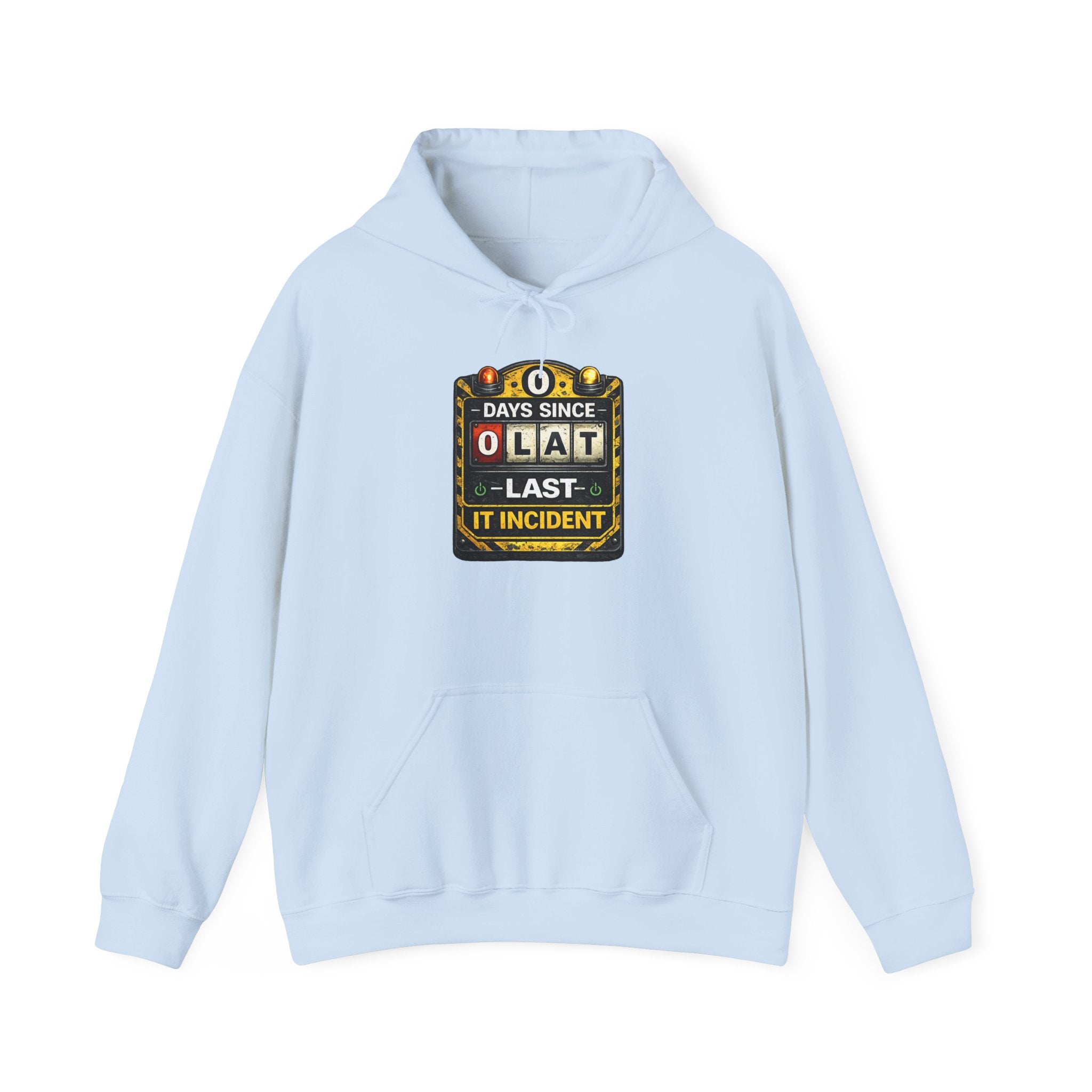 "0 Days Since Last IT Incident" Tech Humor Unisex Heavy Blend™ Hoodie
