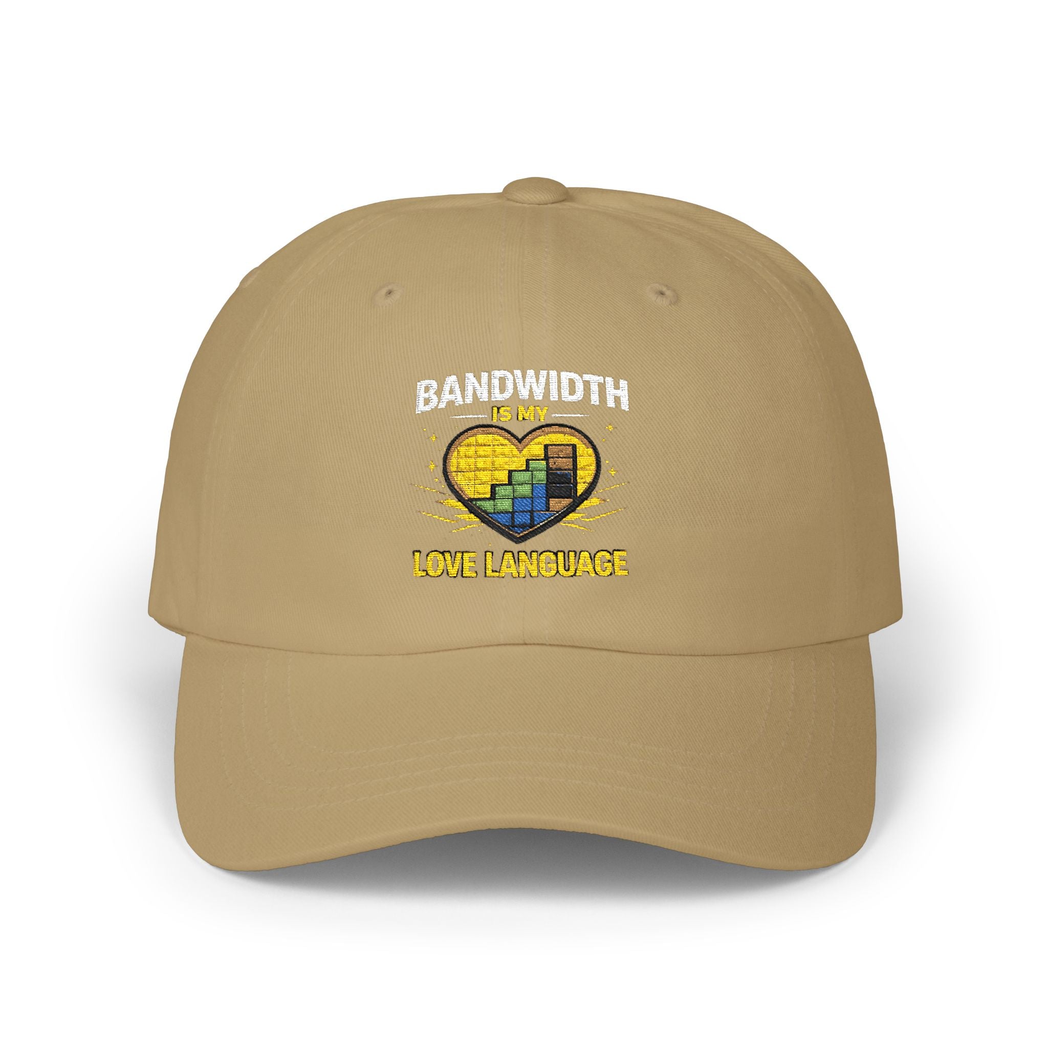 "Bandwidth is my Love Language" Tech Humor Funny IT Baseball Hat/Cap