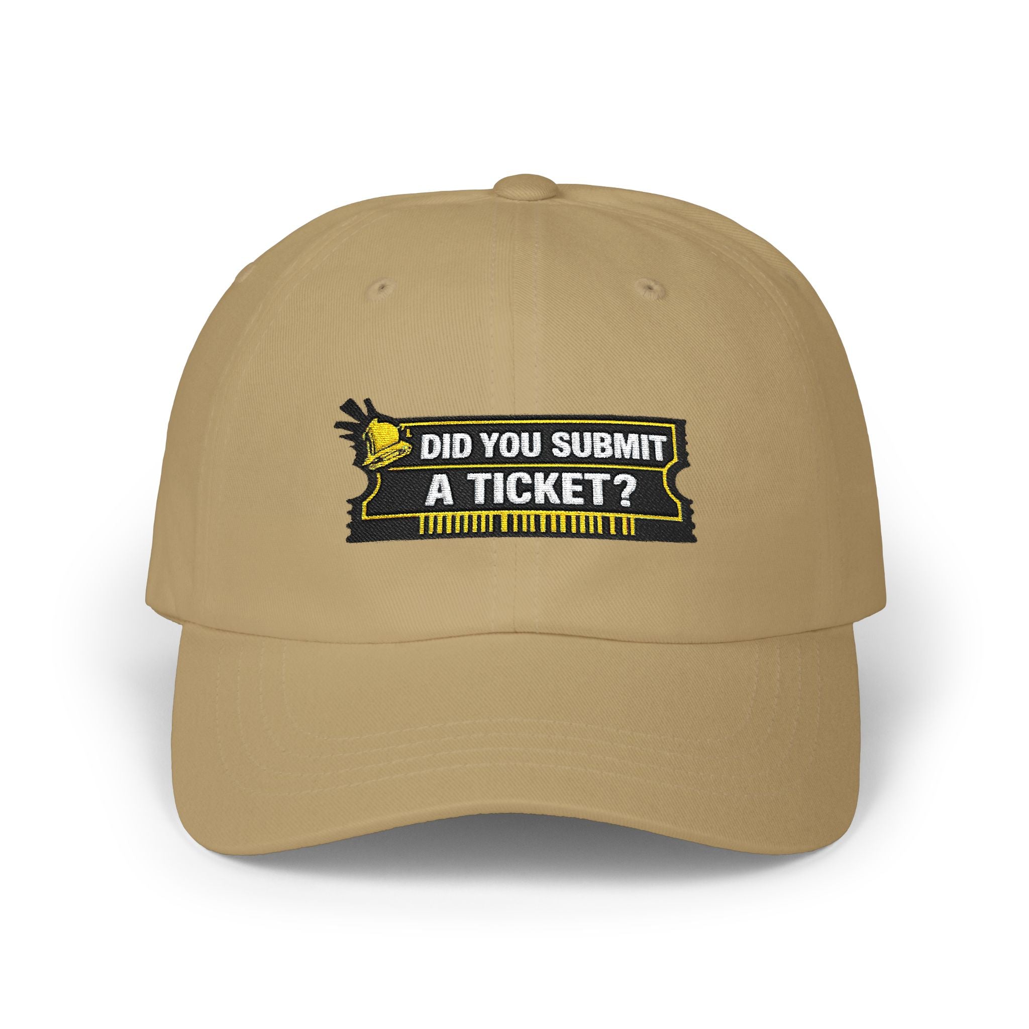 "Did You Submit a Ticket?" Tech Humor Funny IT Baseball Hat/Cap
