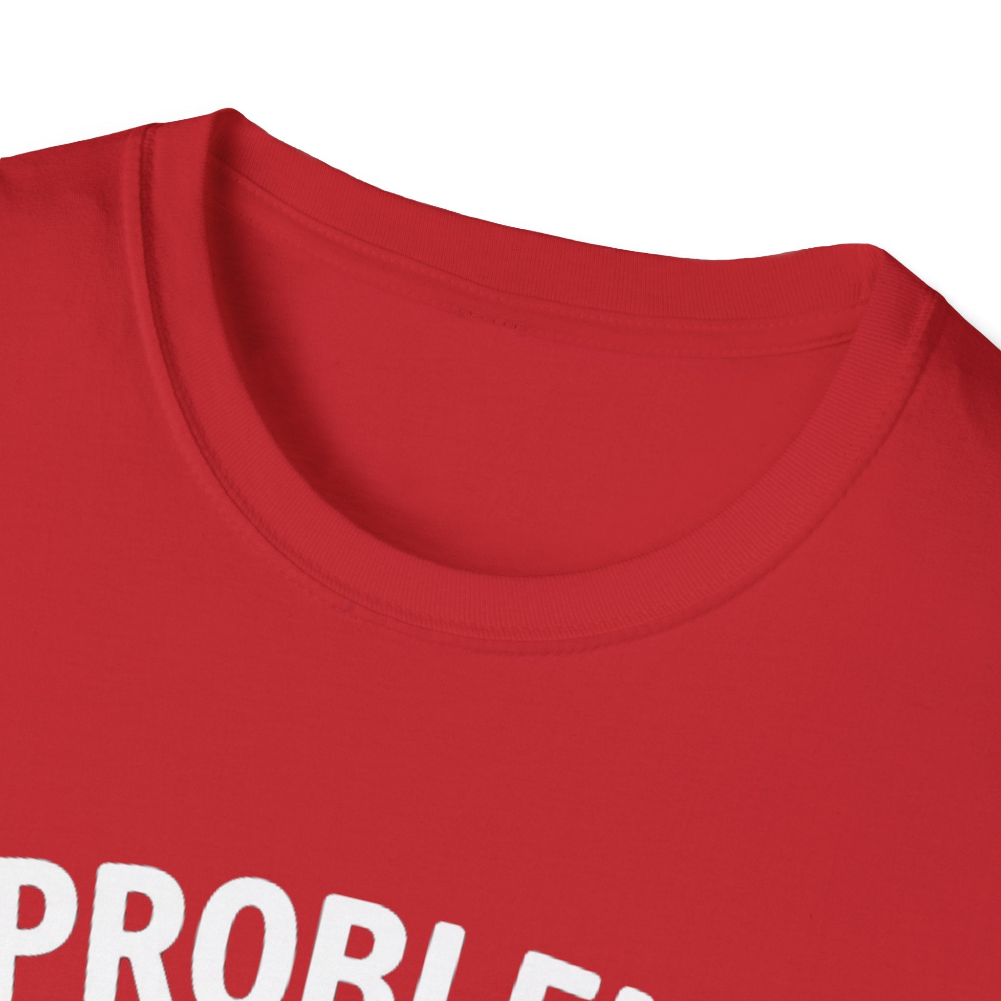 "Problem Exists Between Chair & Keyboard" Funny IT T-Shirt — Tech Coder Humor Graphic Tee