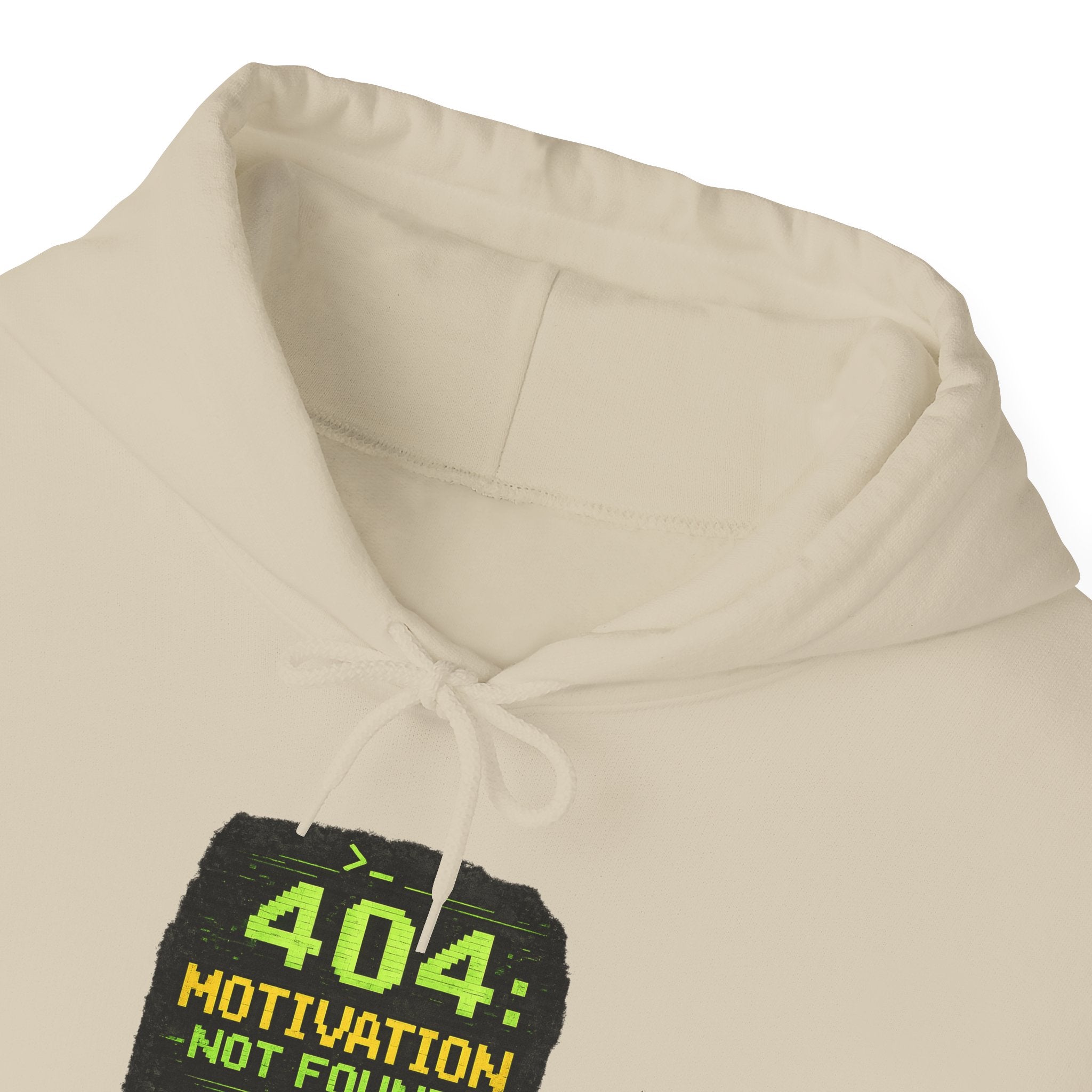 "Error 404 Motivation Not Found" IT Humor Unisex Heavy Blend™ Hoodie