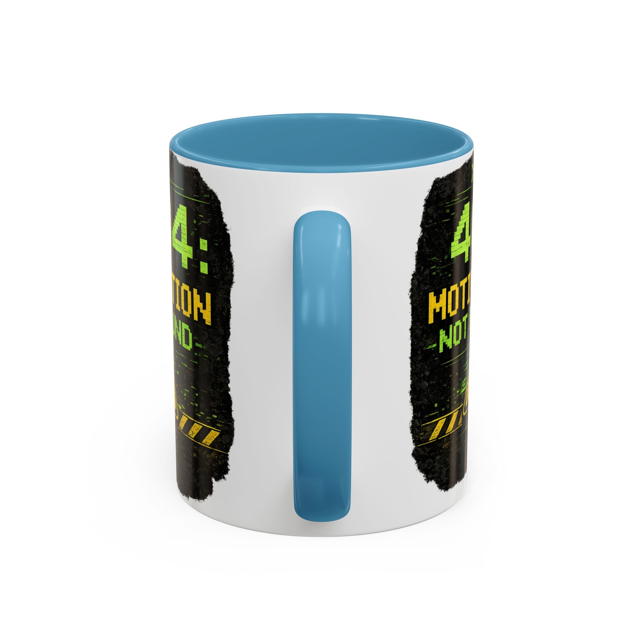 "Error 404 Motivation Not Found" IT Humor Accent Coffee Mug (11, 15oz)