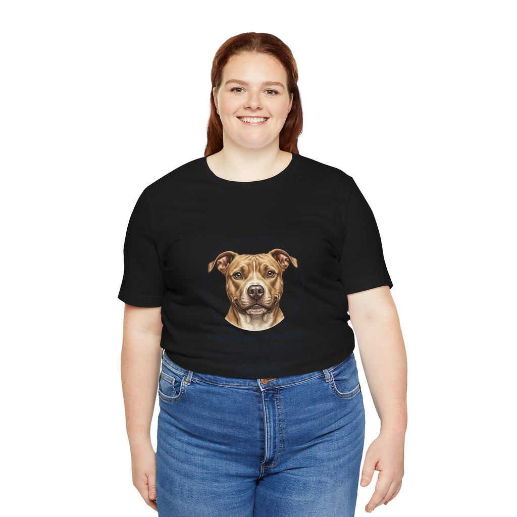 Pitbull Mom List of Demands T-Shirt | Dog Mom, Rescue Pride Tee