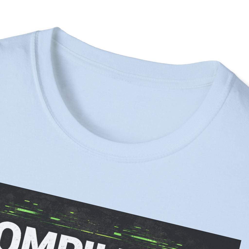 "Compiling... Please Wait" Programmer Loading Graphic Tee Funny IT Tech Humor T-Shirt
