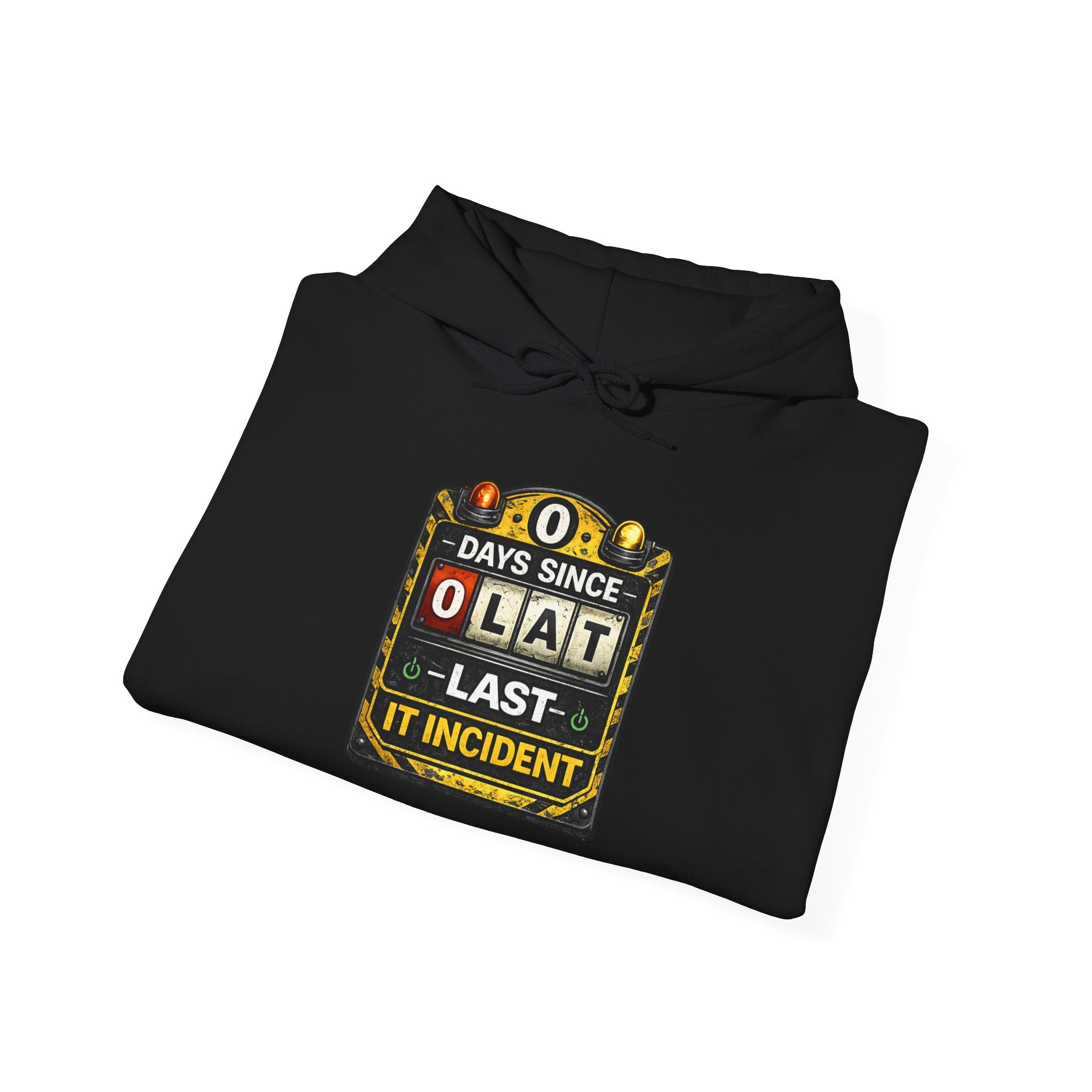 "0 Days Since Last IT Incident" Tech Humor Unisex Heavy Blend™ Hoodie