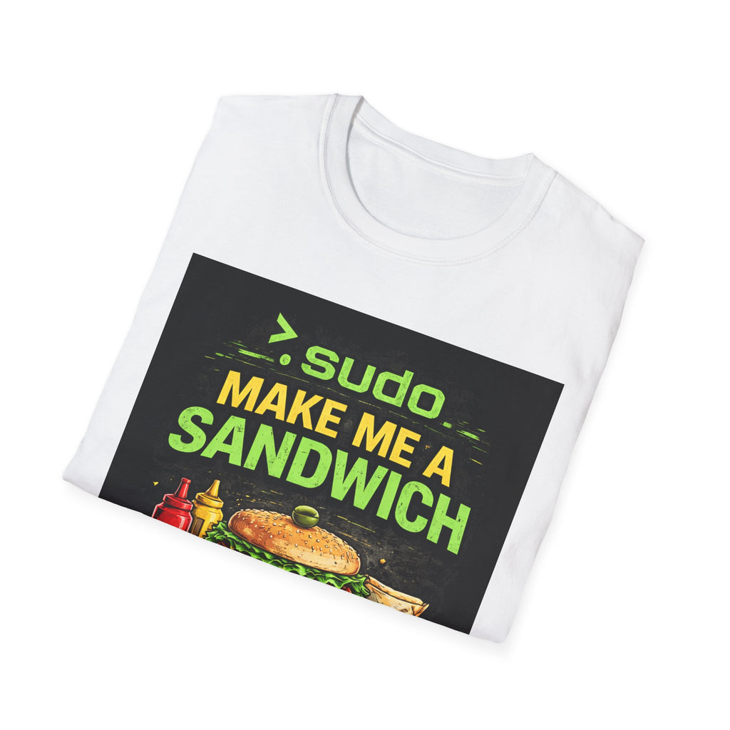 ">. Sudo Make Me a Sandwich" Funny IT T-Shirt — Programmer Tech Humor Graphic Tee