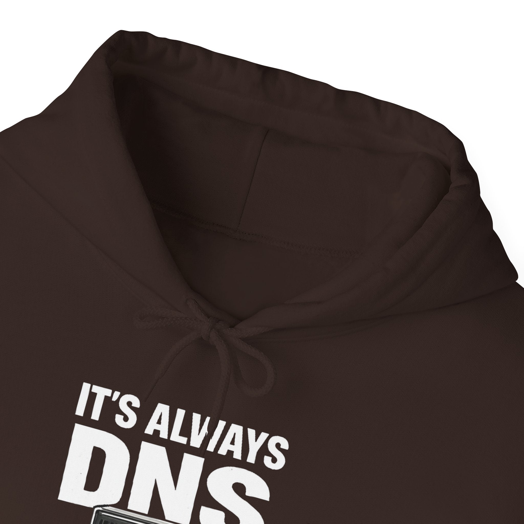 "It's Always DNS" Tech Humor Unisex Heavy Blend™ Hoodie