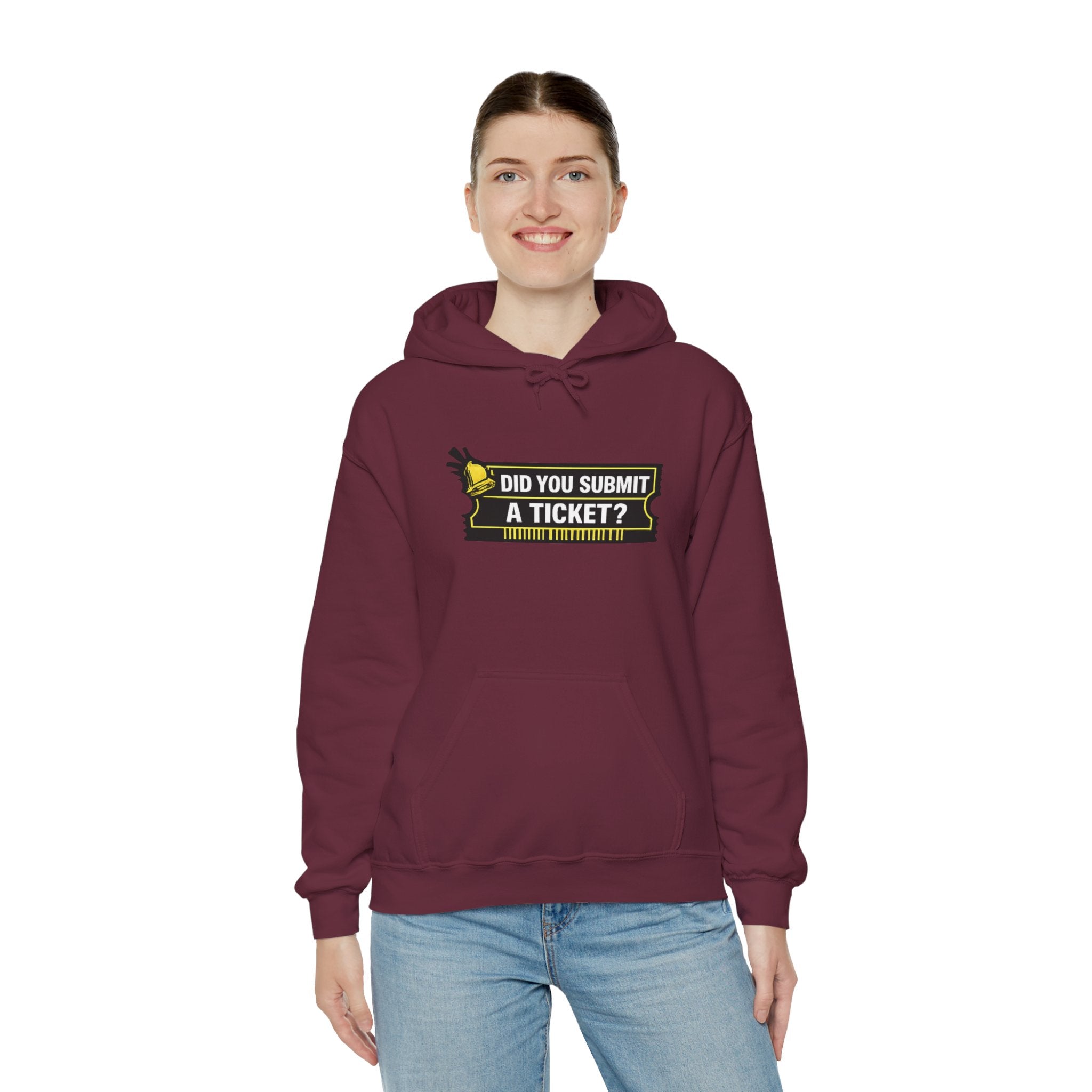 "Did You Submit a Ticket?" IT Support Humor Hoodie