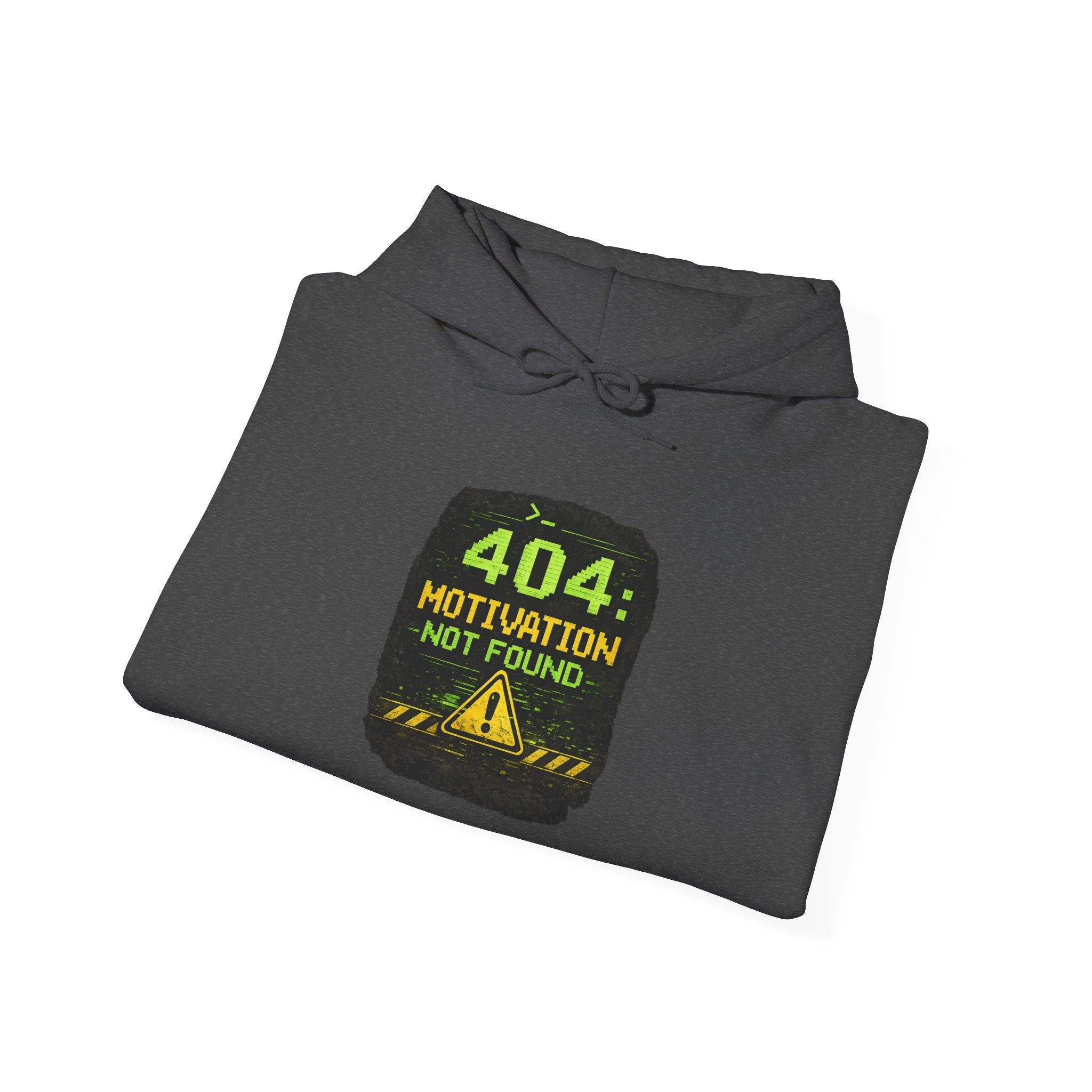 "Error 404 Motivation Not Found" IT Humor Unisex Heavy Blend™ Hoodie