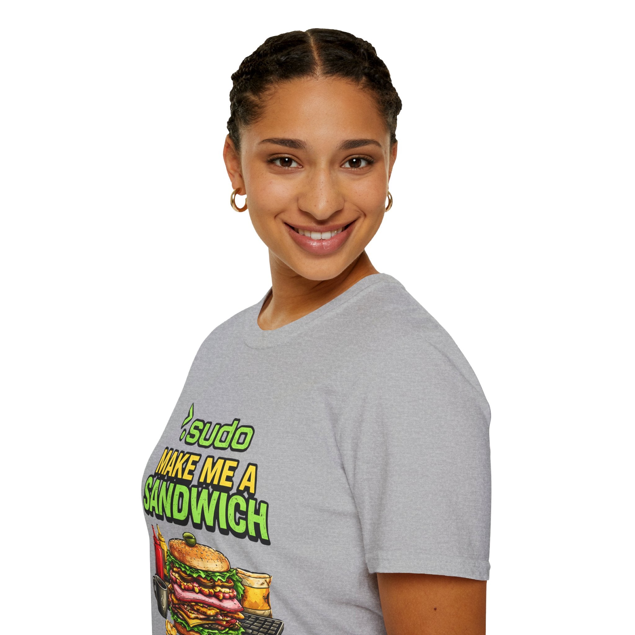 ">. Sudo Make Me a Sandwich" Funny IT T-Shirt — Programmer Tech Humor Tee