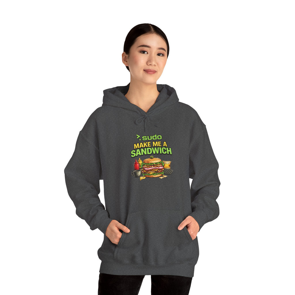 ">.Sudo Make Me A Sandwich" IT Humor Unisex Heavy Blend™ Hoodie