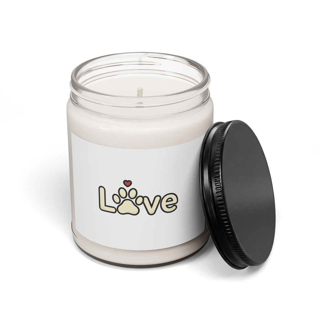 Love Paw Logo Candle,  | Dog Mom Dog Dad, Fur Baby Soy Jar Candle
