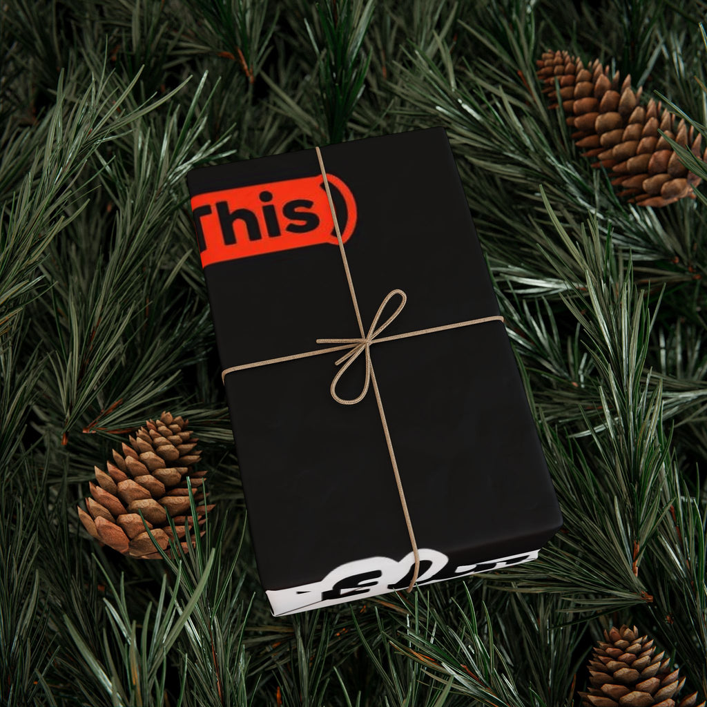 "rm -rf/ (Don't Try This)" Funny IT Gift Wrap for Techs Tech Humor Wrapping Paper