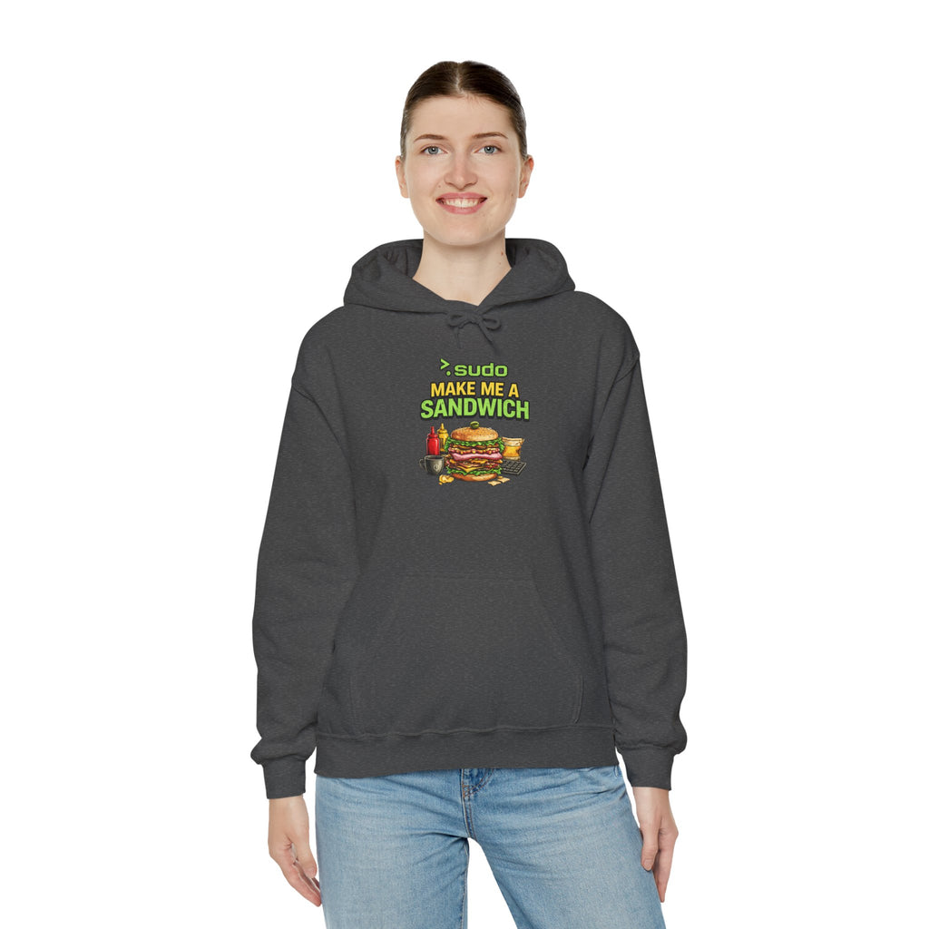 ">.Sudo Make Me A Sandwich" IT Humor Unisex Heavy Blend™ Hoodie