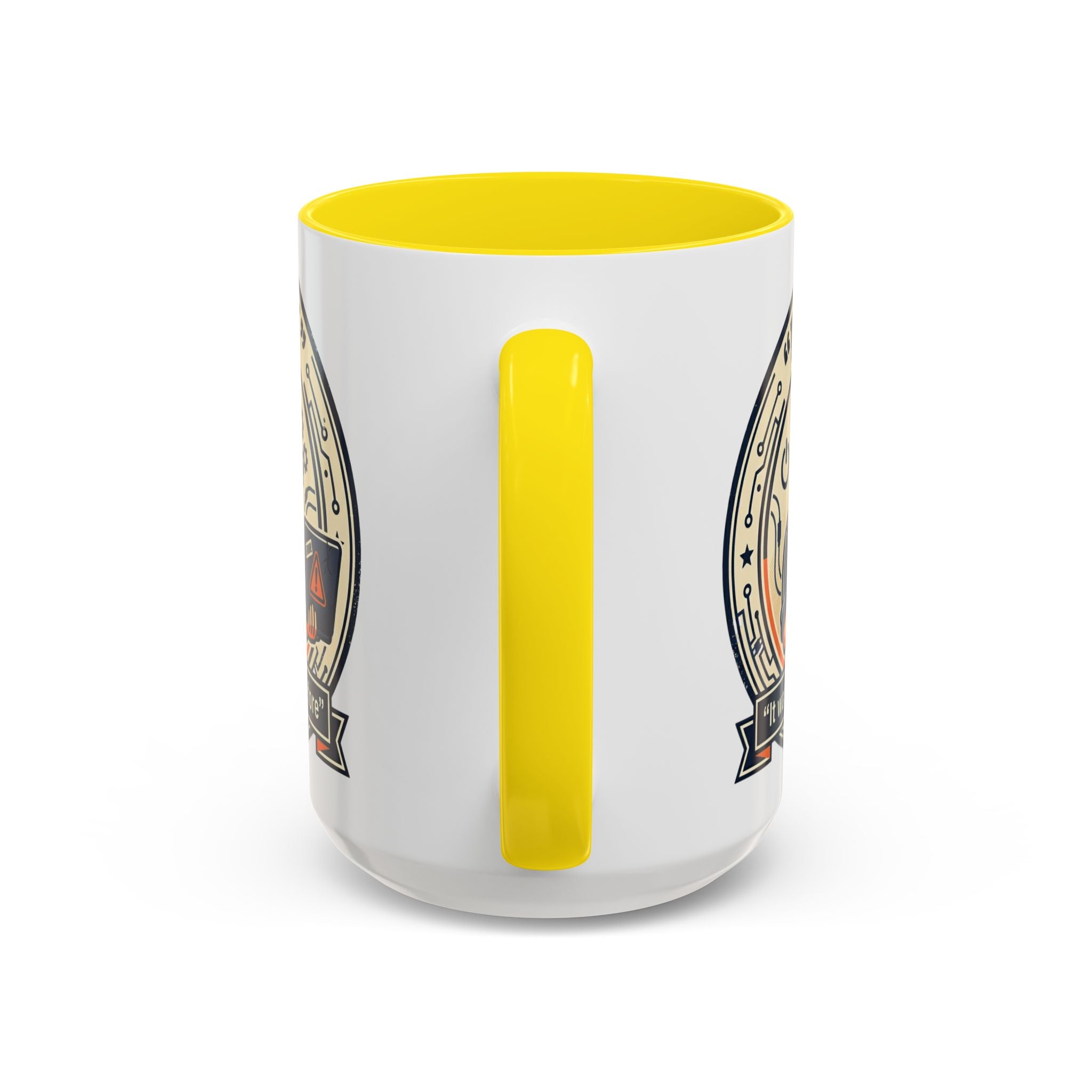 "I Fix: It Was Working Before" IT Humor Accent Coffee Mug (11, 15oz)