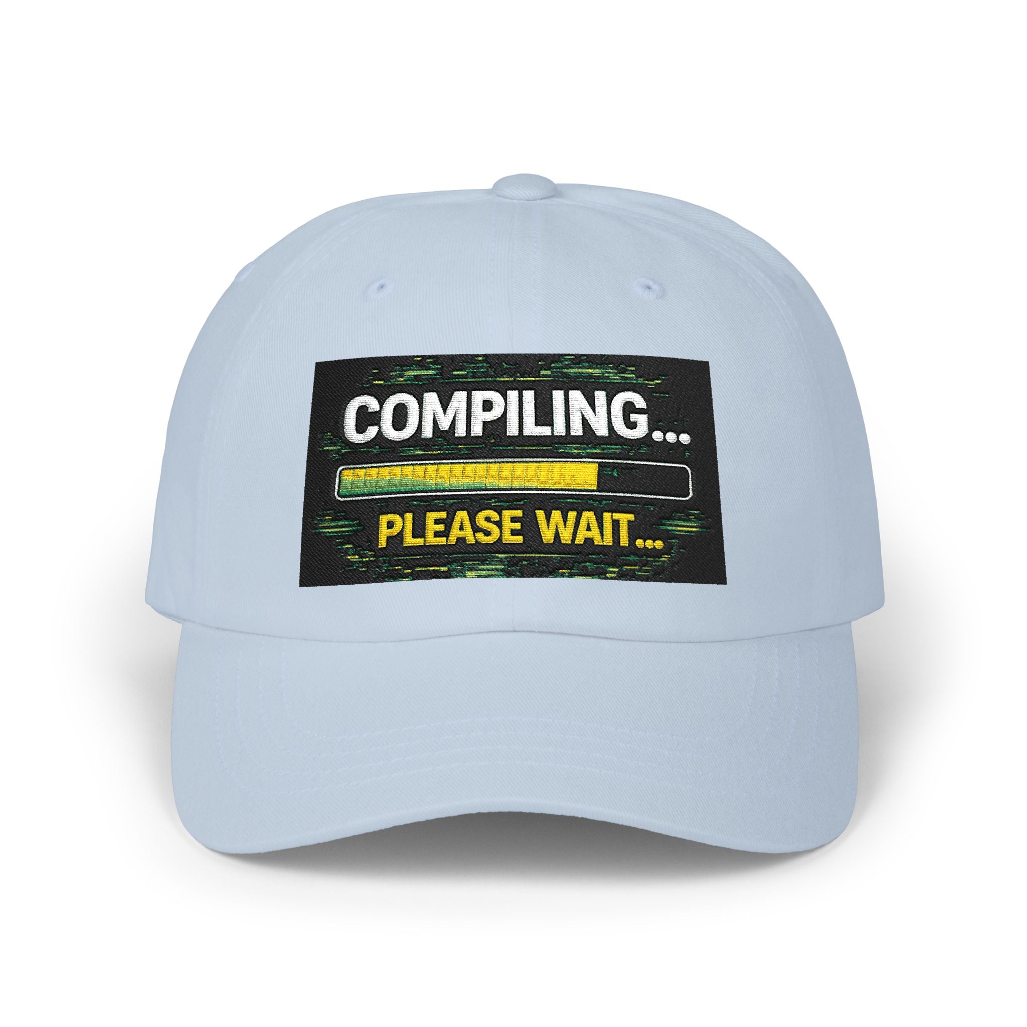 "Compiling...Please Wait" Tech Humor Funny IT Baseball Hat/Cap