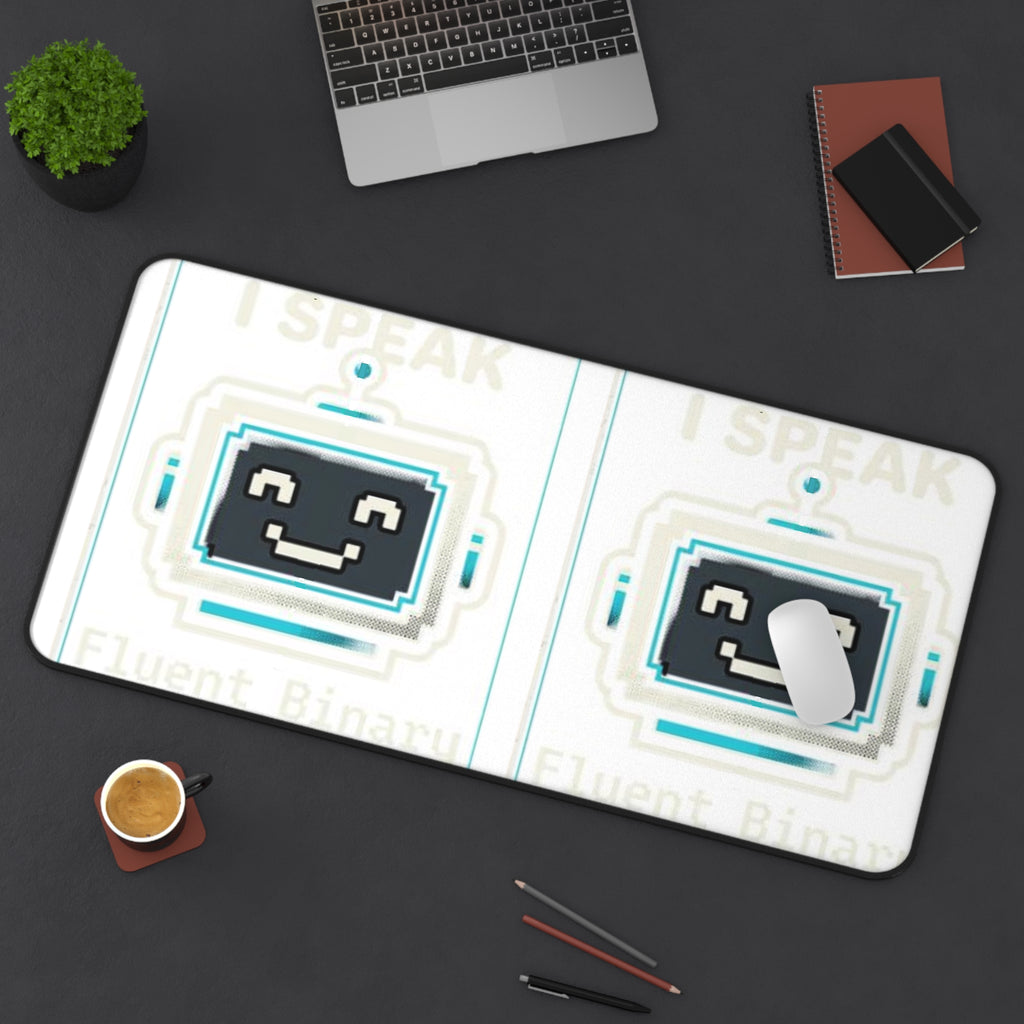 "I Speak Binary Fluently" Funny IT Mouse Pad Tech Humor Desk Mat