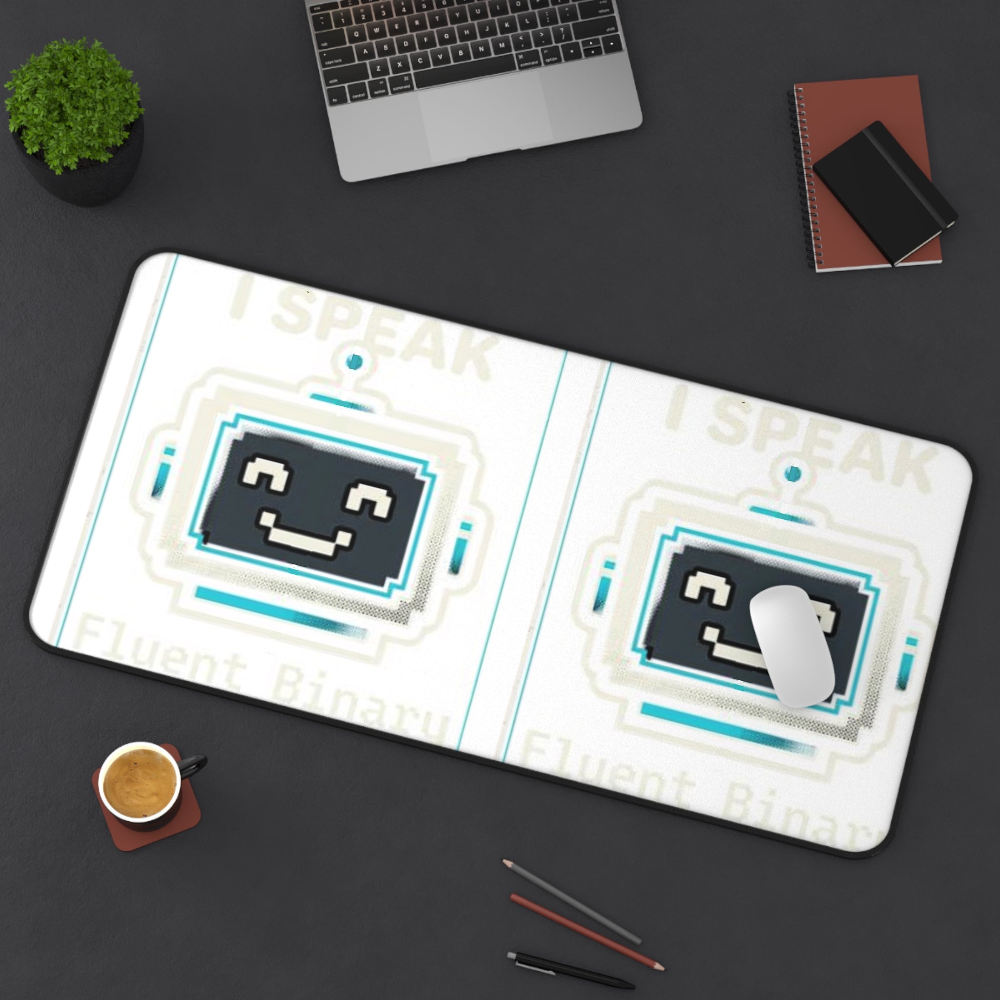 "I Speak Binary Fluently" Funny IT Mouse Pad Tech Humor Desk Mat