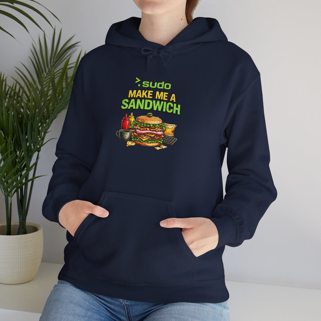 ">.Sudo Make Me A Sandwich" IT Humor Unisex Heavy Blend™ Hoodie