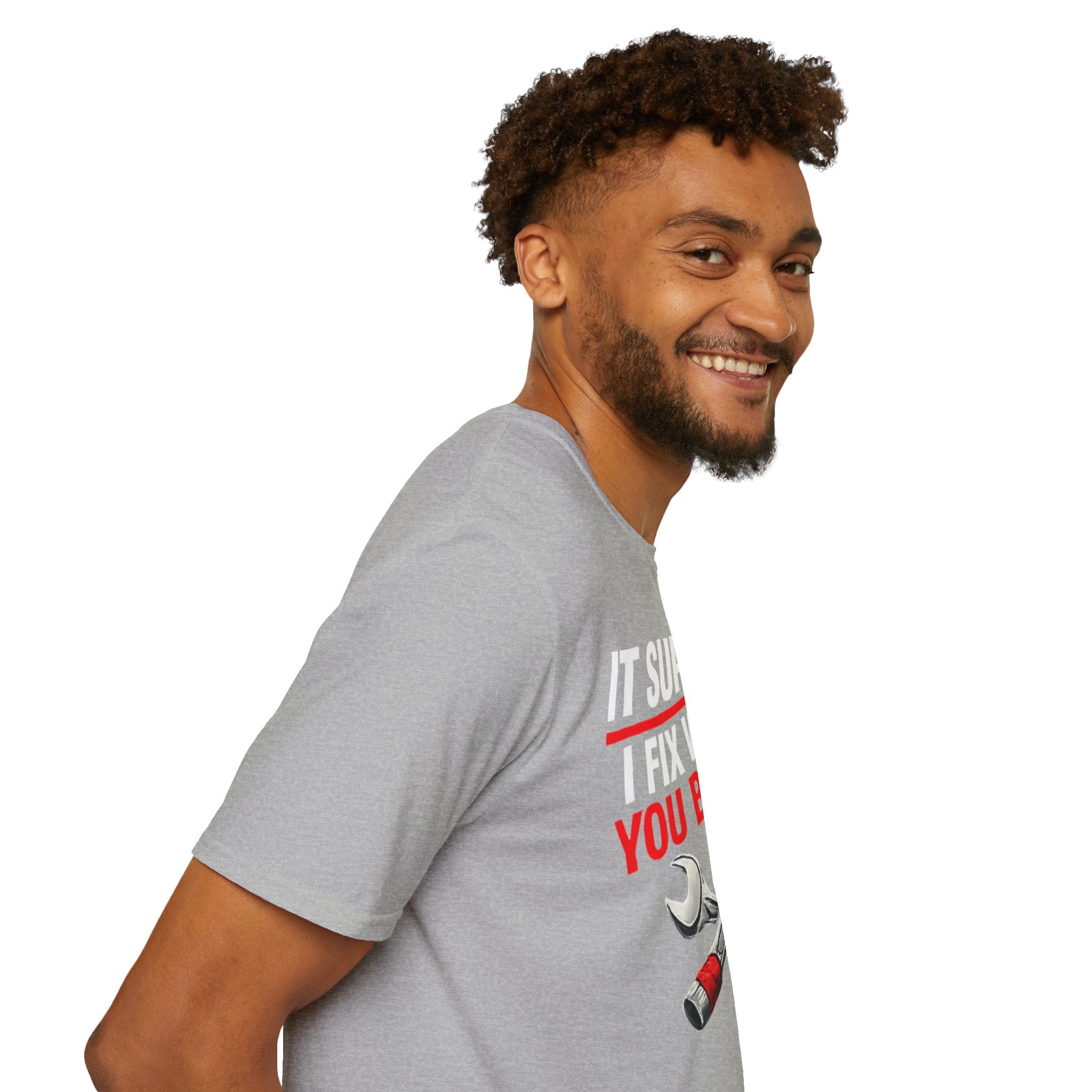 "Tech Support: I Fix What You Break" Funny IT Tech Support Humor T-Shirt