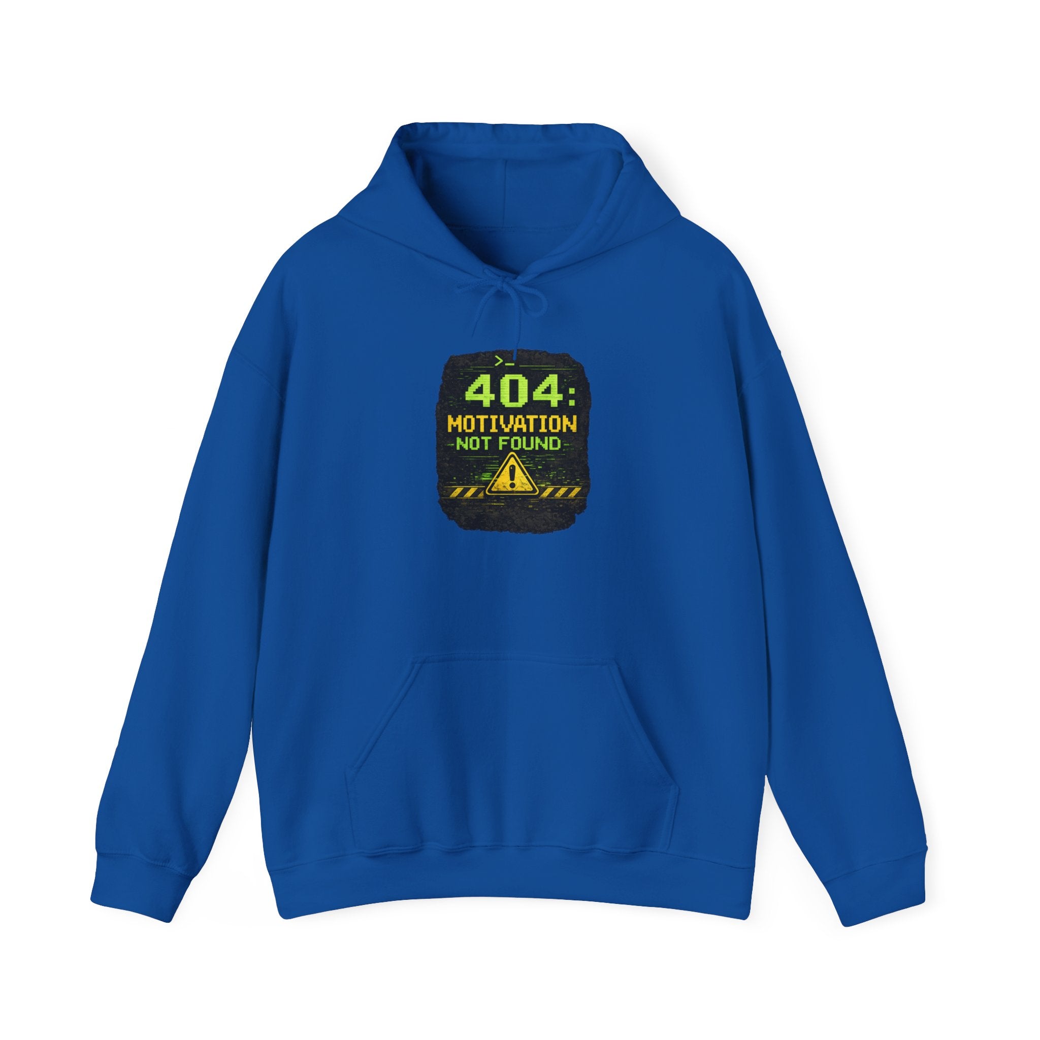 "Error 404 Motivation Not Found" IT Humor Unisex Heavy Blend™ Hoodie