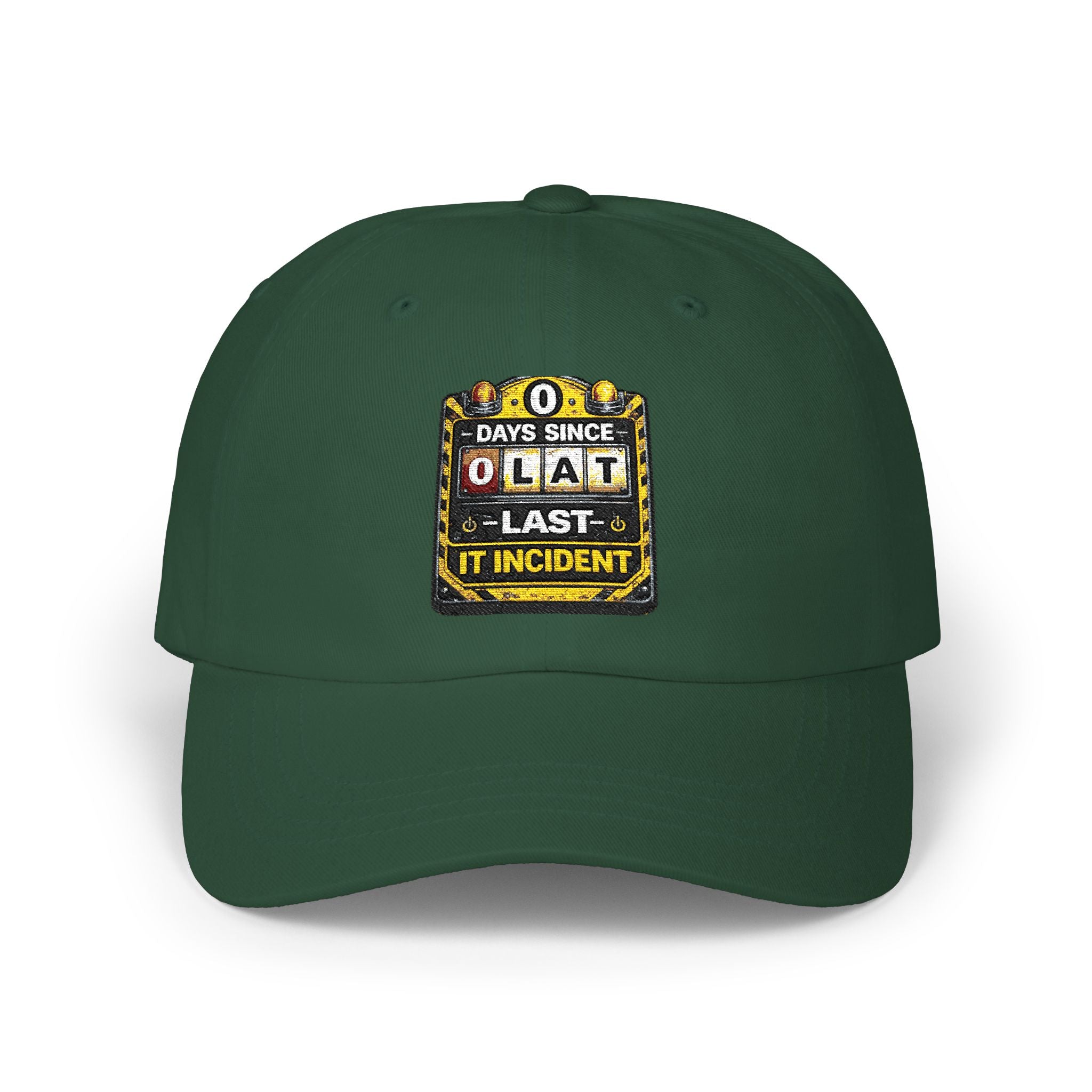 "0 Days Since Last IT Incident" Tech Humor Funny IT Baseball Hat/Cap