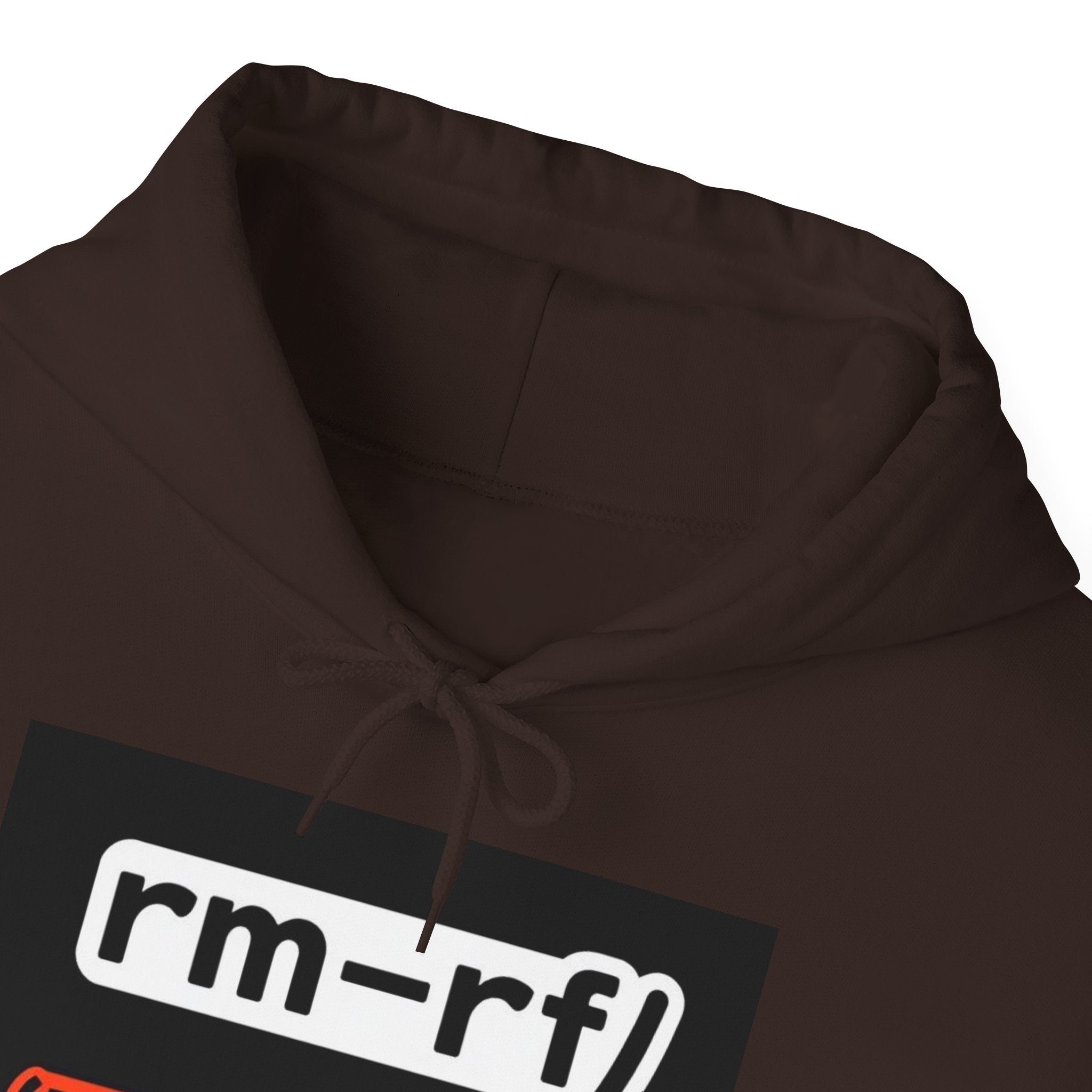"rm–rf/ (Don't Try This)" — Funny Linux/Devops Command Hoodie