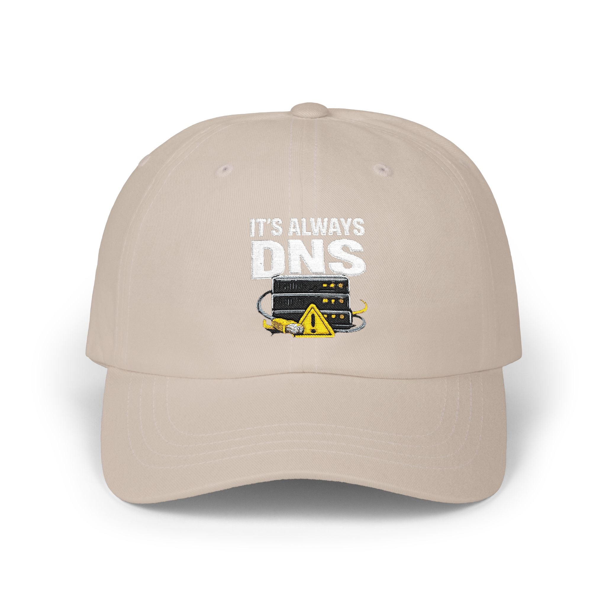 "It's Always DNS" Tech Humor Funny IT Baseball Hat/Cap