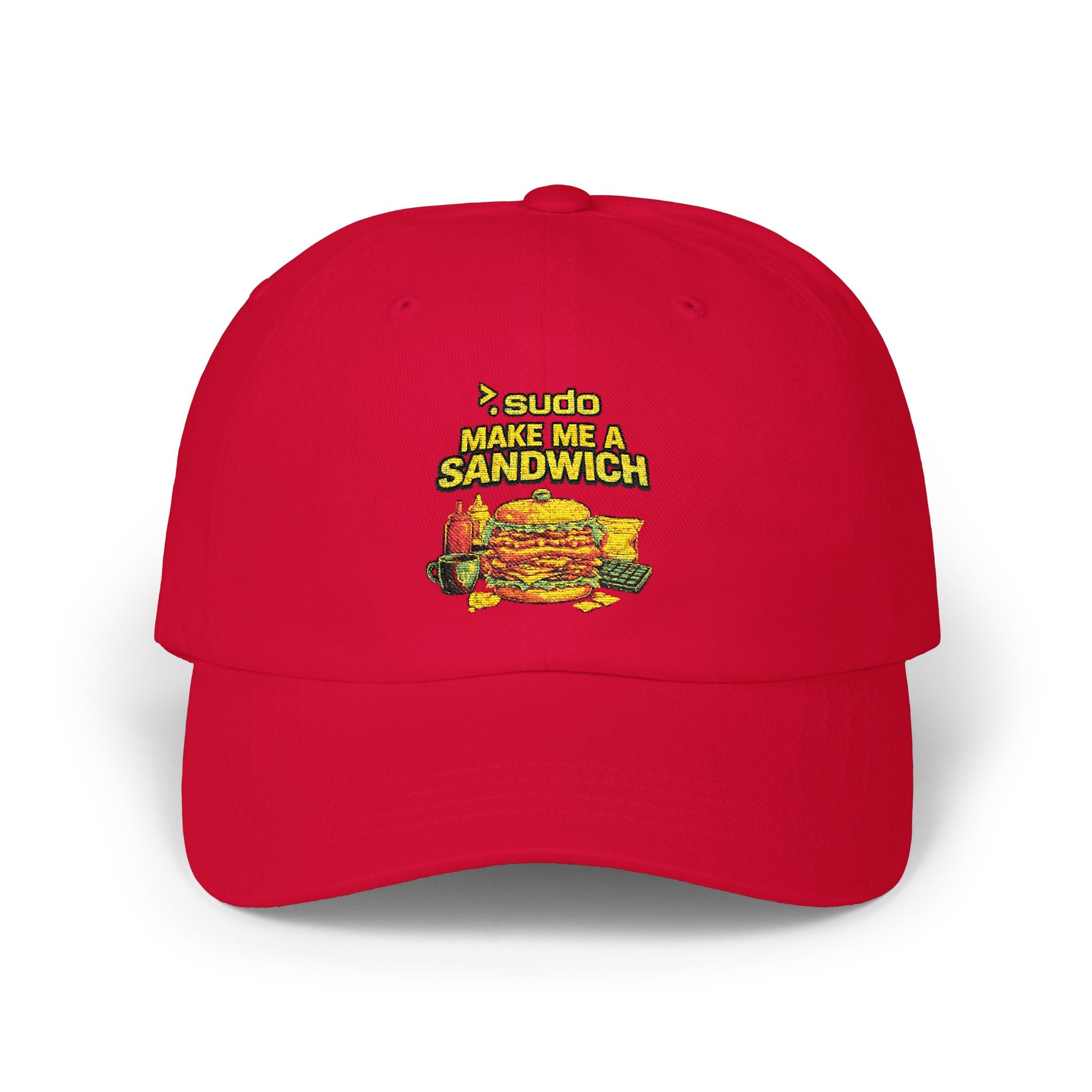 ">. Sudo Make Me A Sandwich" Tech Humor Funny IT Baseball Hat/Cap