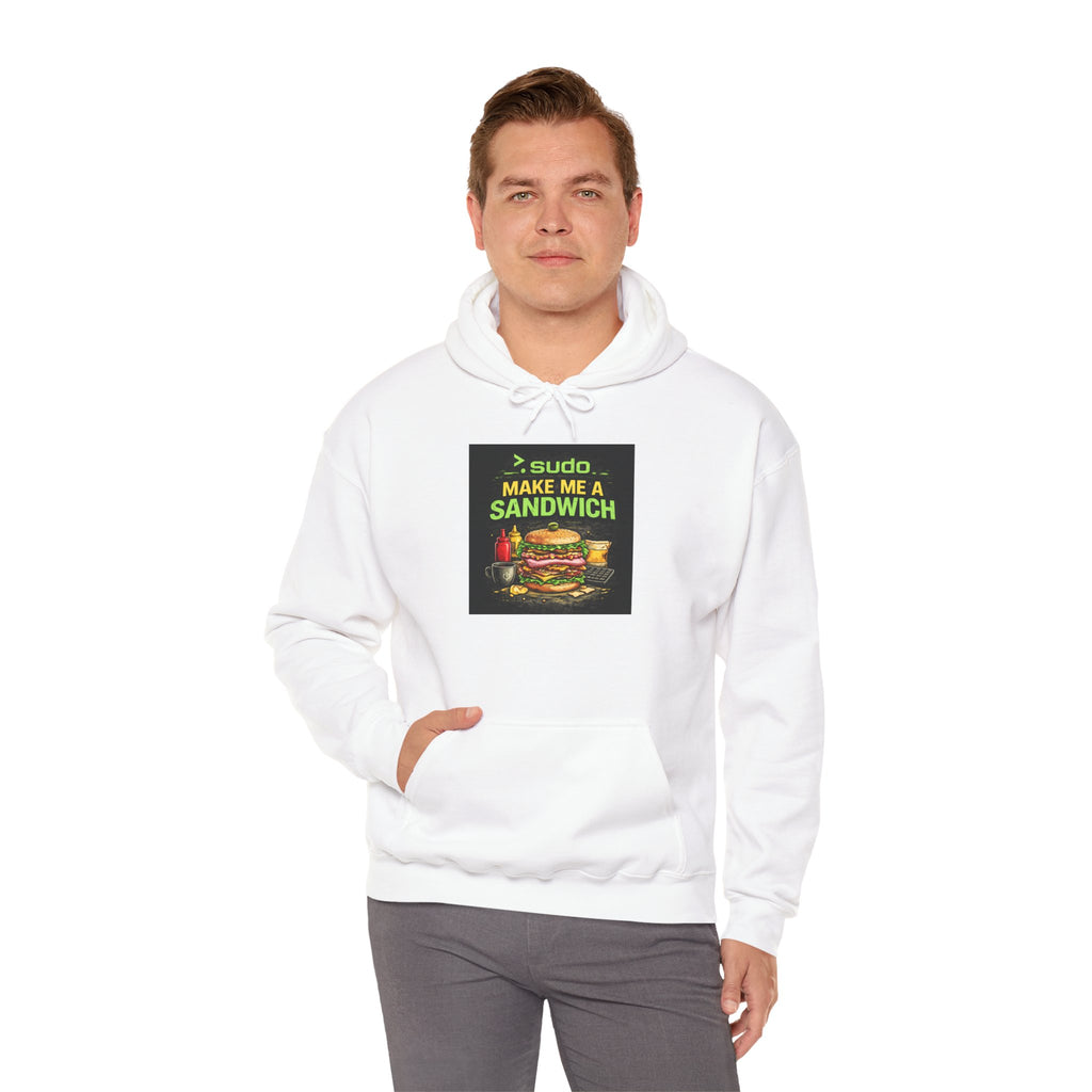 ">.Sudo Make Me A Sandwich" IT Humor Unisex Heavy Blend™ Hoodie