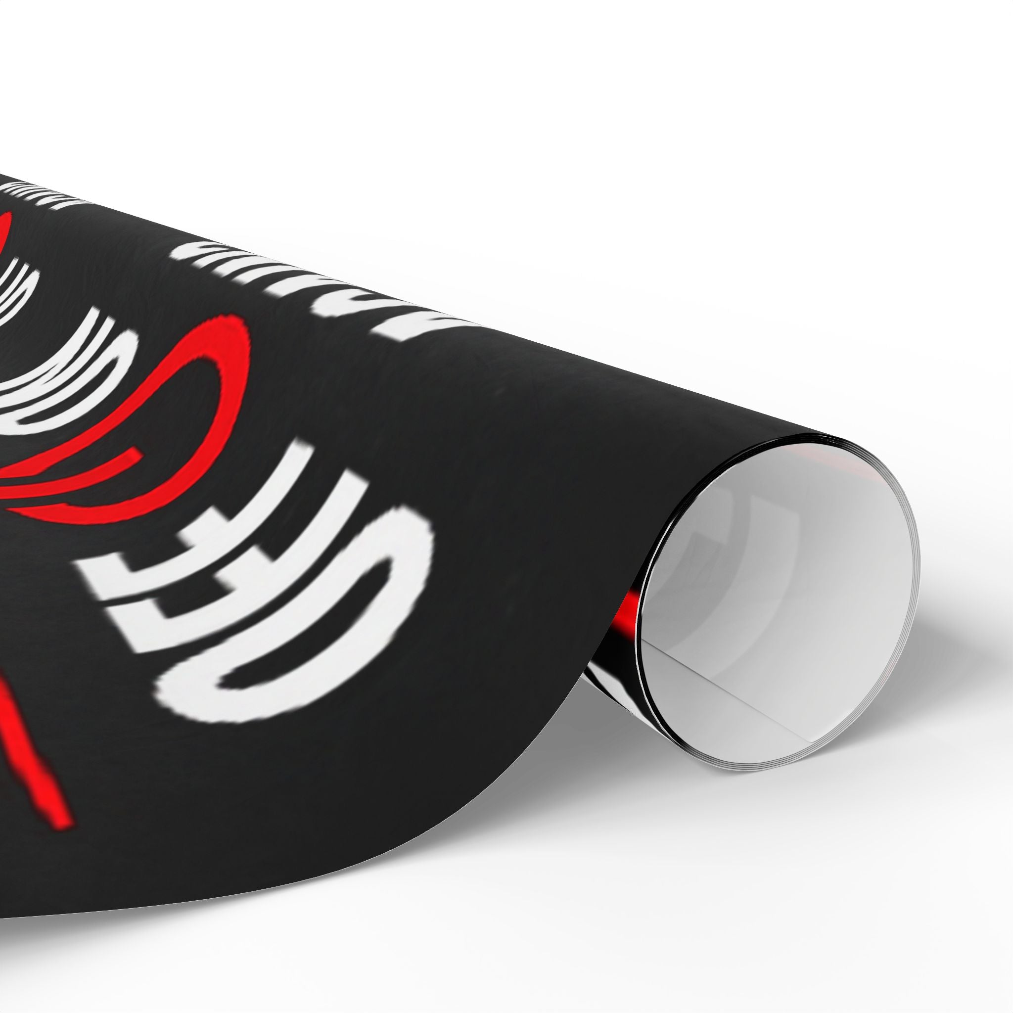 "Have You Tried Turning It Off & On Again?" Funny IT Graphic Holiday Gift Wrap (Bold Red & White Text) Tech Humor Wrapping Paper