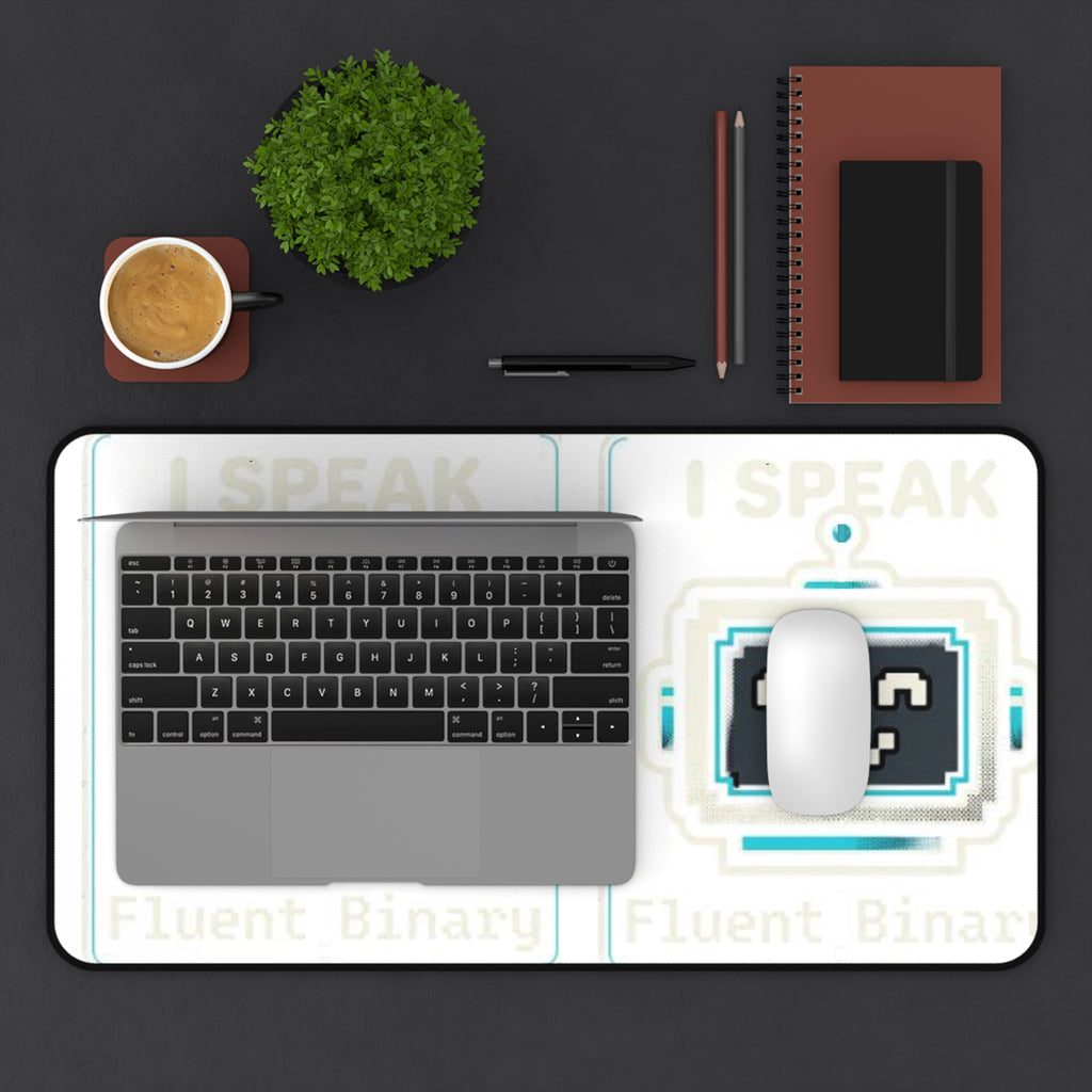 "I Speak Binary Fluently" Funny IT Mouse Pad Tech Humor Desk Mat