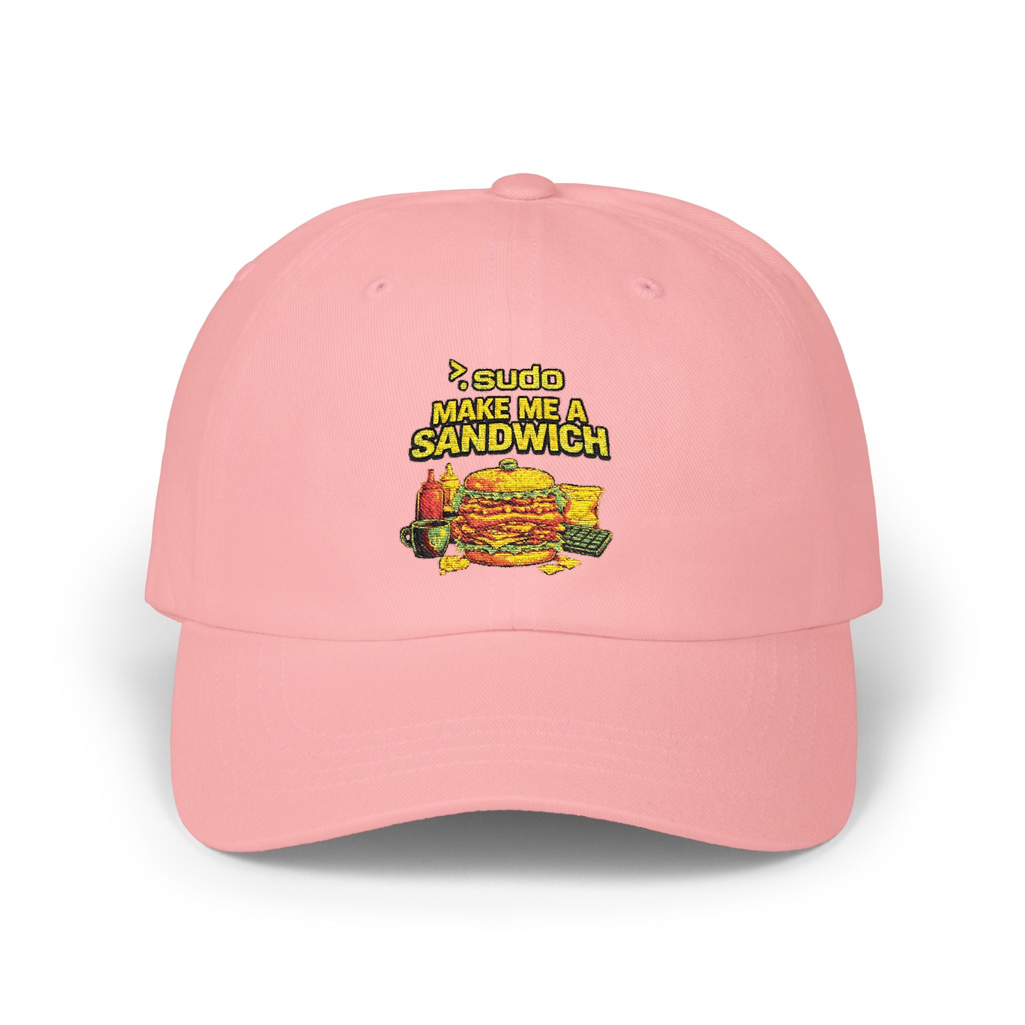 ">. Sudo Make Me A Sandwich" Tech Humor Funny IT Baseball Hat/Cap