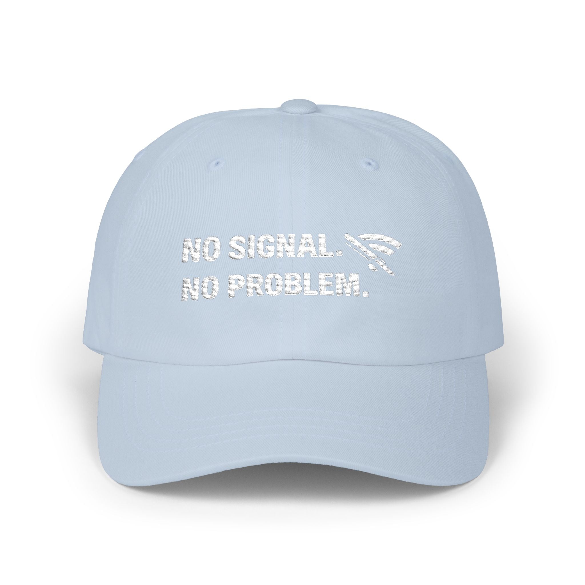 "No Signal No Problem" Tech Humor Funny IT Baseball Hat/Cap